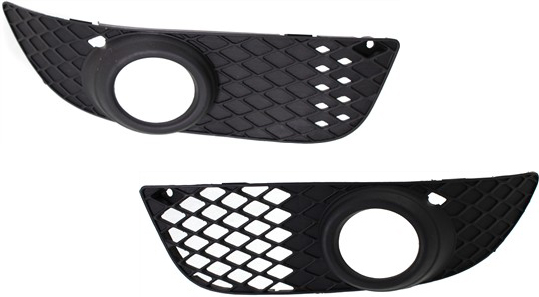 AM LANCER 08-15 FRONT FOG LAMP MOLDING RH AND LH Primed Exc. Evolution Models SKU SET REPM107519 Partslink MI1038107 MI1039107 OEM 8321A089-8321A090