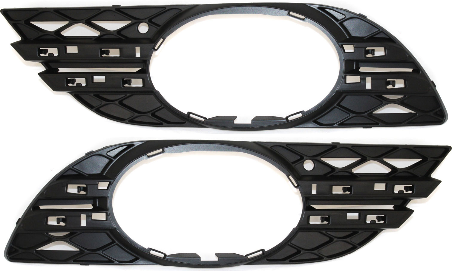 AM E CLASS 07-09 FRONT FOG LAMP MOLDING RH AND LH Primed Sedan Wagon SKU SET REPM107529 Partslink MB1039115 MB1038115 OEM 2118850822-2118850922
