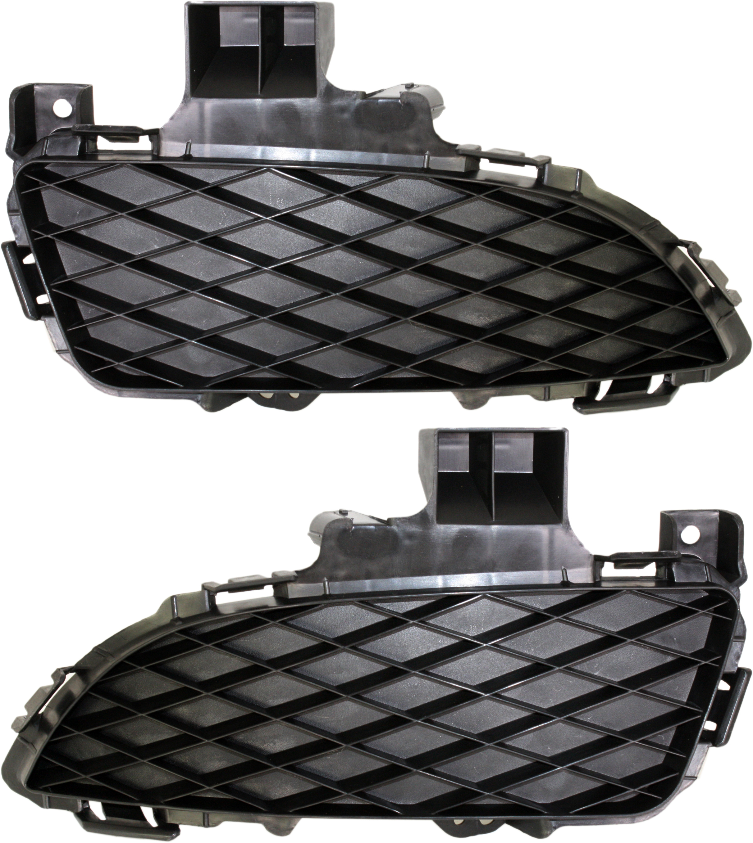 AM MAZDA 3-04-06 FRONT FOG LAMP COVER RH AND LH Primed Sedan Standard Type SKU SET REPM107531 Partslink MA1039100 MA1038100 OEM BN8V50C11 BN8V50C21
