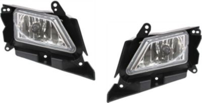 AM 3 SPORT MAZDA 3-10-11 FRONT FOG LAMP RH AND LH Assembly Halogen SKU SET REPM107561 Partslink MA2593119 MA2592119 OEM BBM551680C BBM551690B