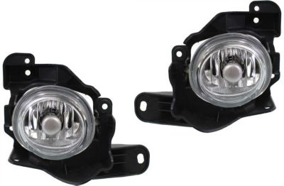AM MAZDA 3-10-13 FRONT FOG LAMP RH AND LH Assembly Halogen SKU SET REPM107563 Partslink MA2593118 MA2592118 OEM BBN651680B BBN651690B