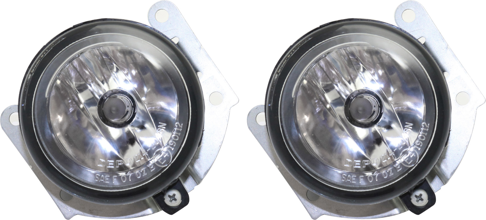 AM LANCER 09-15 FRONT FOG LAMP RH AND LH Assembly Halogen Exc. Evolution Models SKU SET REPM107907-2 Partslink MI2592119 OEM 8321A463