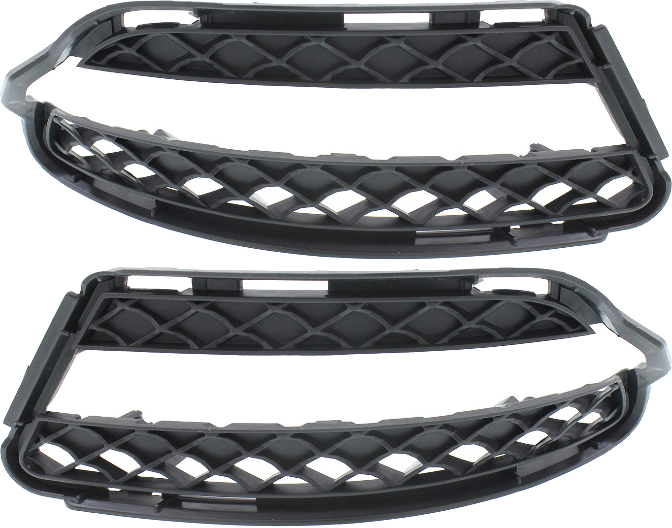 AM S CLASS 07-13 FRONT FOG LAMP MOLDING RH AND LH Primed w o Sport Pkg SKU SET REPM108007 Partslink MB1039132 MB1038132 OEM 2218851822-2218851722
