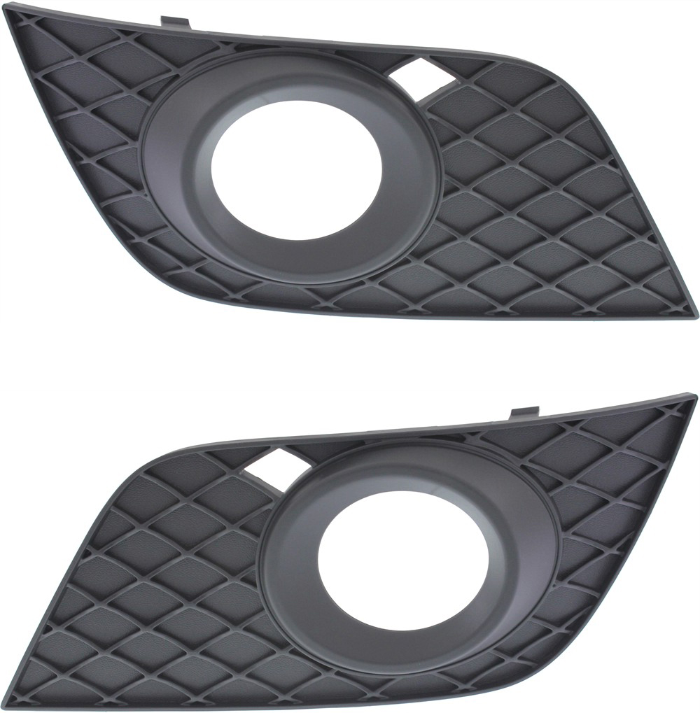 AM M CLASS 08-11 FRONT FOG LAMP MOLDING RH AND LH Textured Black w o Sport Pkg AMG Styling Pkg and Curve Lighting SKU SET REPM108017 Partslink MB1039133 MB1038133 OEM 1648853823-1648853723