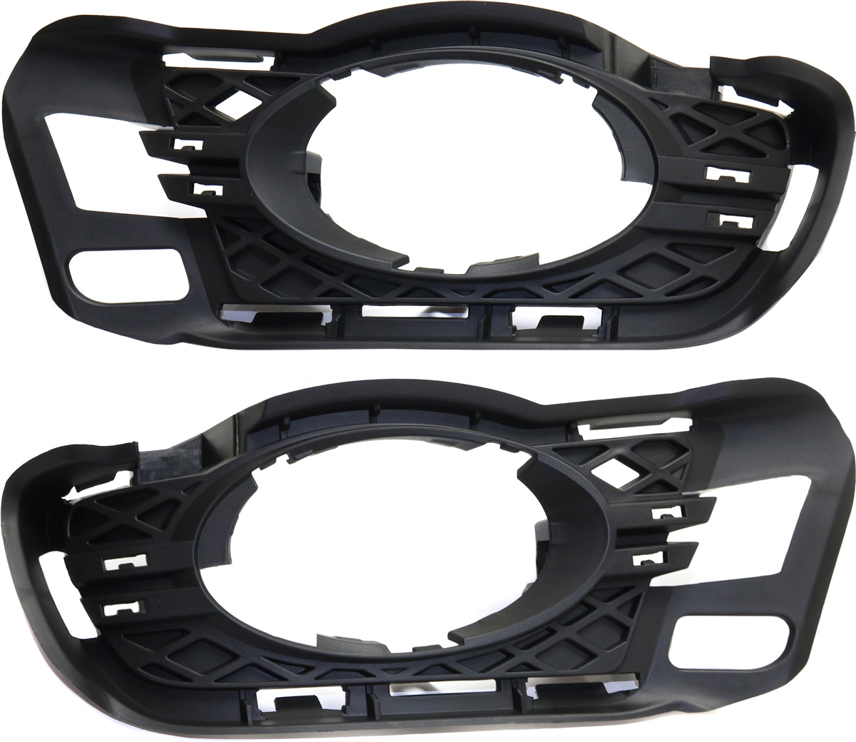 AM C CLASS 08-11 FRONT FOG LAMP MOLDING RH AND LH Textured Black w o AMG Pkg w Sport Pkg and Bi Xenon H Lights SKU SET REPM108023 Partslink MB1039139 MB1038139 OEM 2048852523-2048852423