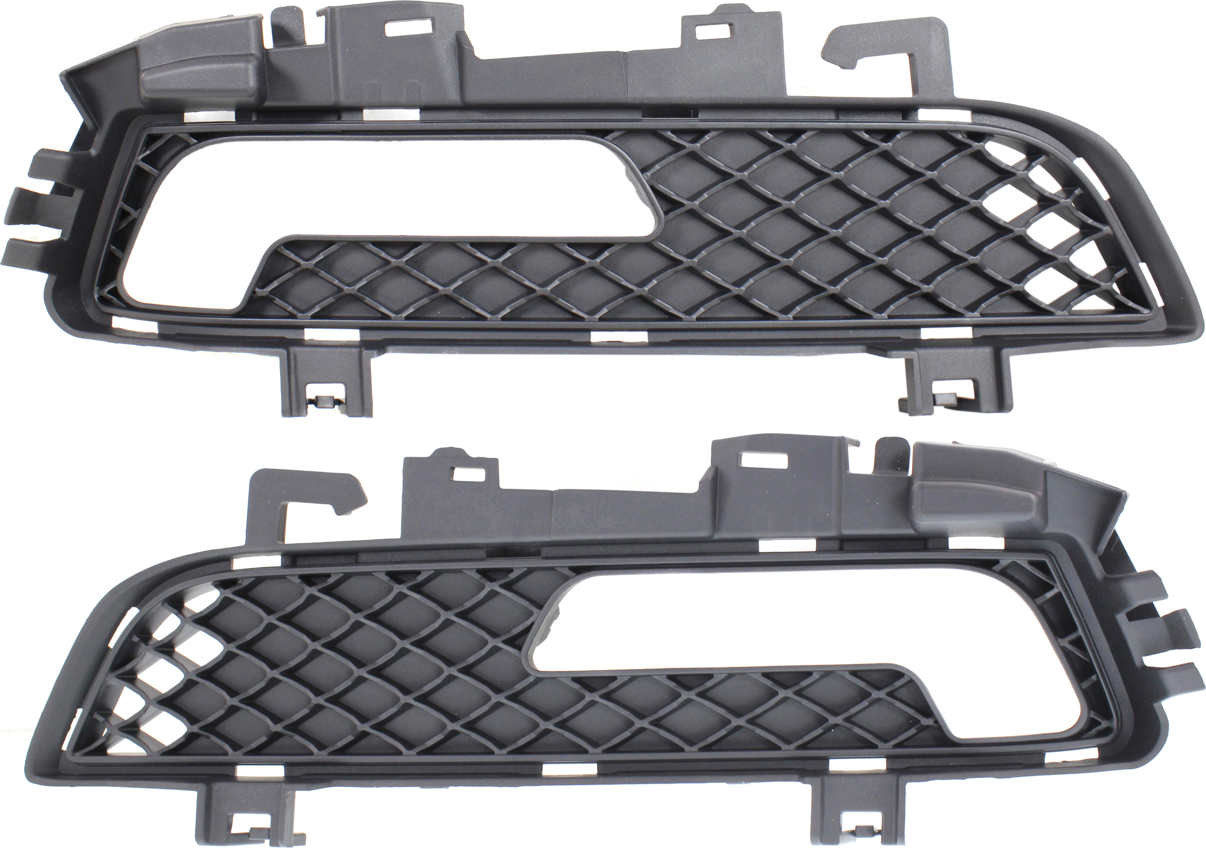 AM E CLASS 10-13 FRONT FOG LAMP MOLDING RH AND LH Primed w o AMG Pkg. w Cornering Lamps and DL Convertible Coupe SKU SET REPM108219 Partslink MB1039164 MB1038164 OEM 2078871325-2078871225