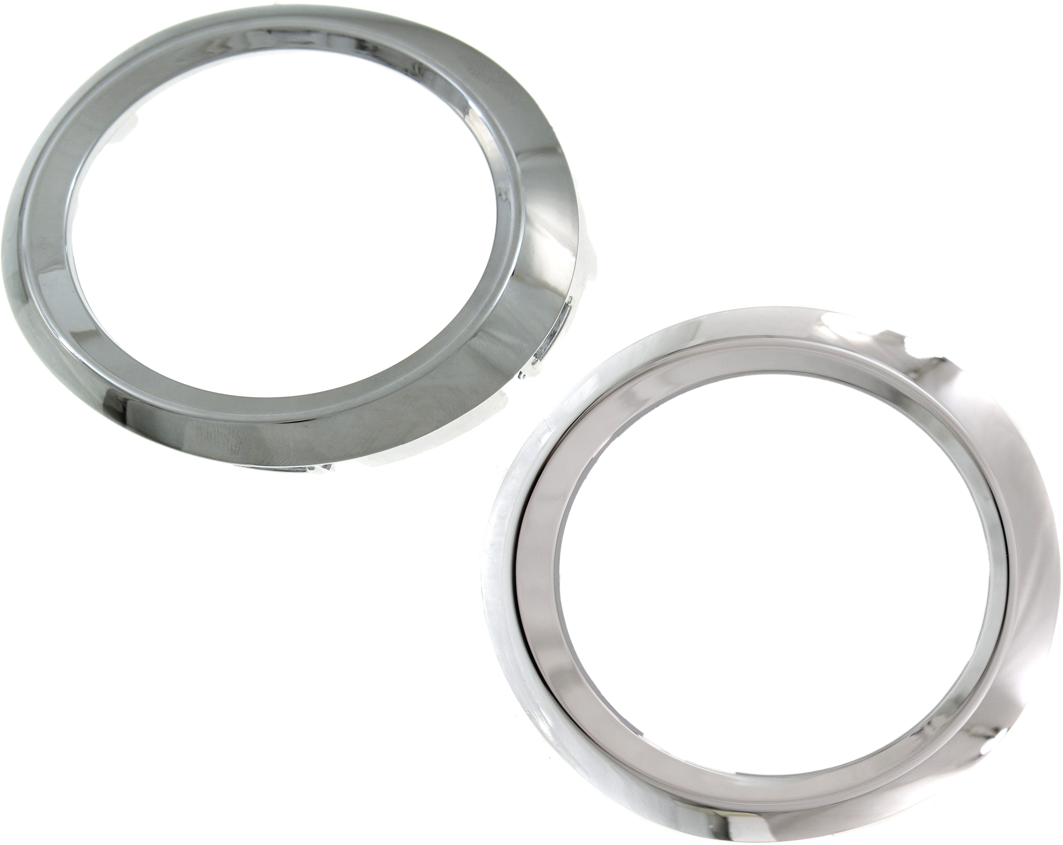 AM E CLASS 10-13 FRONT FOG LAMP MOLDING RH AND LH Chr w o AMG Pkg. and DL Sdn Wgn =LH Convertible Coupee w AMG and DL SKU SET REPM108221 Partslink MB1039165 MB1038165 OEM 2128850674-2128850574