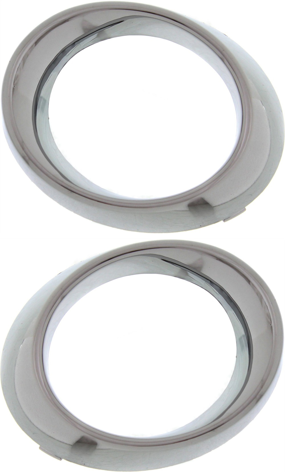 AM GLK350-10-12 FRONT FOG LAMP MOLDING RH AND LH Chrome SKU SET REPM108643 Partslink MB1039131 MB1038131 OEM 2048851074-2048850974