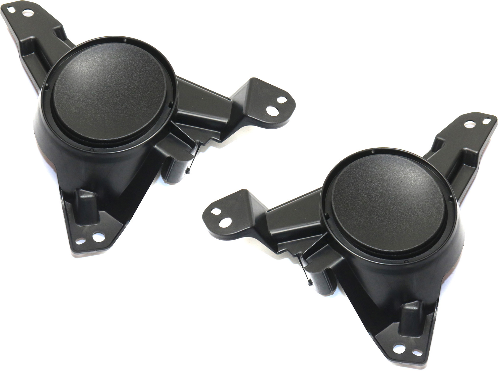 AM MAZDA 5-12-17 FRONT FOG LAMP COVER RH AND LH Textured Black w o fog light hole SKU SET REPM108649 Partslink MA1039127 MA1038127 OEM C51350C12 C51350C22