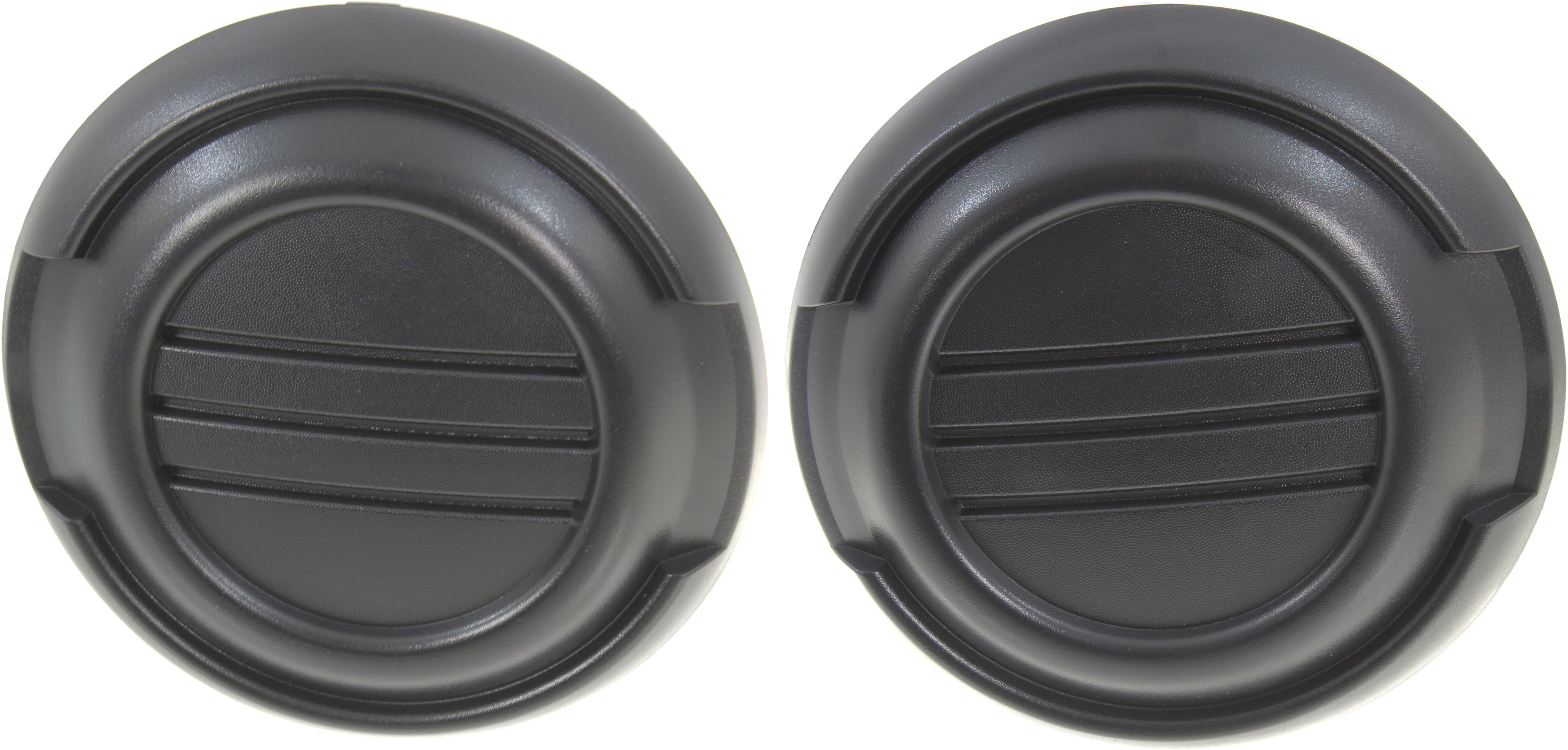 AM OUTLANDER 10-13 FRONT FOG LAMP COVER RH AND LH Textured Black SKU SET REPM108655 Partslink MI1039121 MI1038121 OEM 6400C548-6400C547