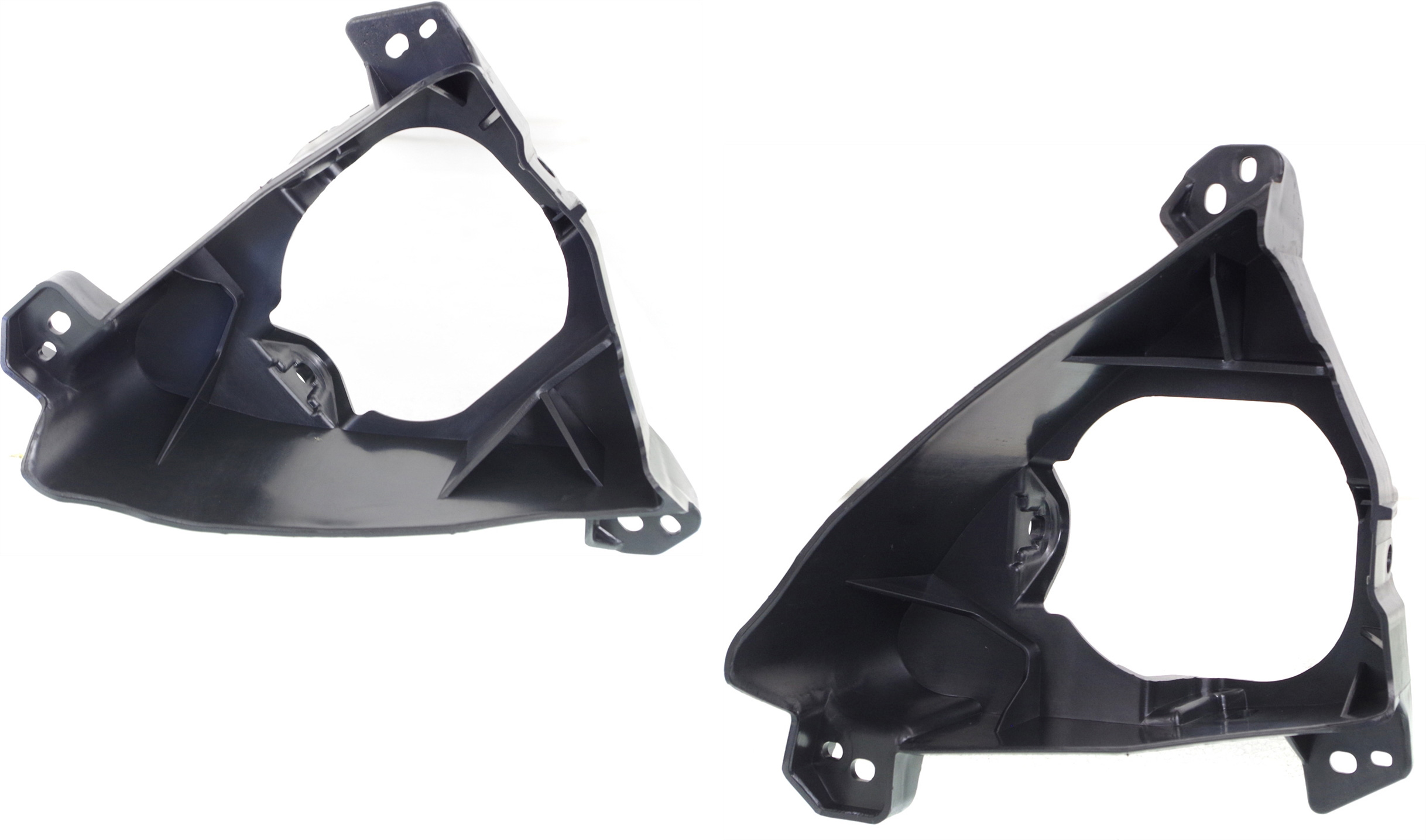 AM MAZDA 5-12-17 FOG LIGHT BRACKET RH AND LH Textured Plastic SKU SET REPM110503 Partslink MA2603105 MA2602105 OEM C51551684 C51551694