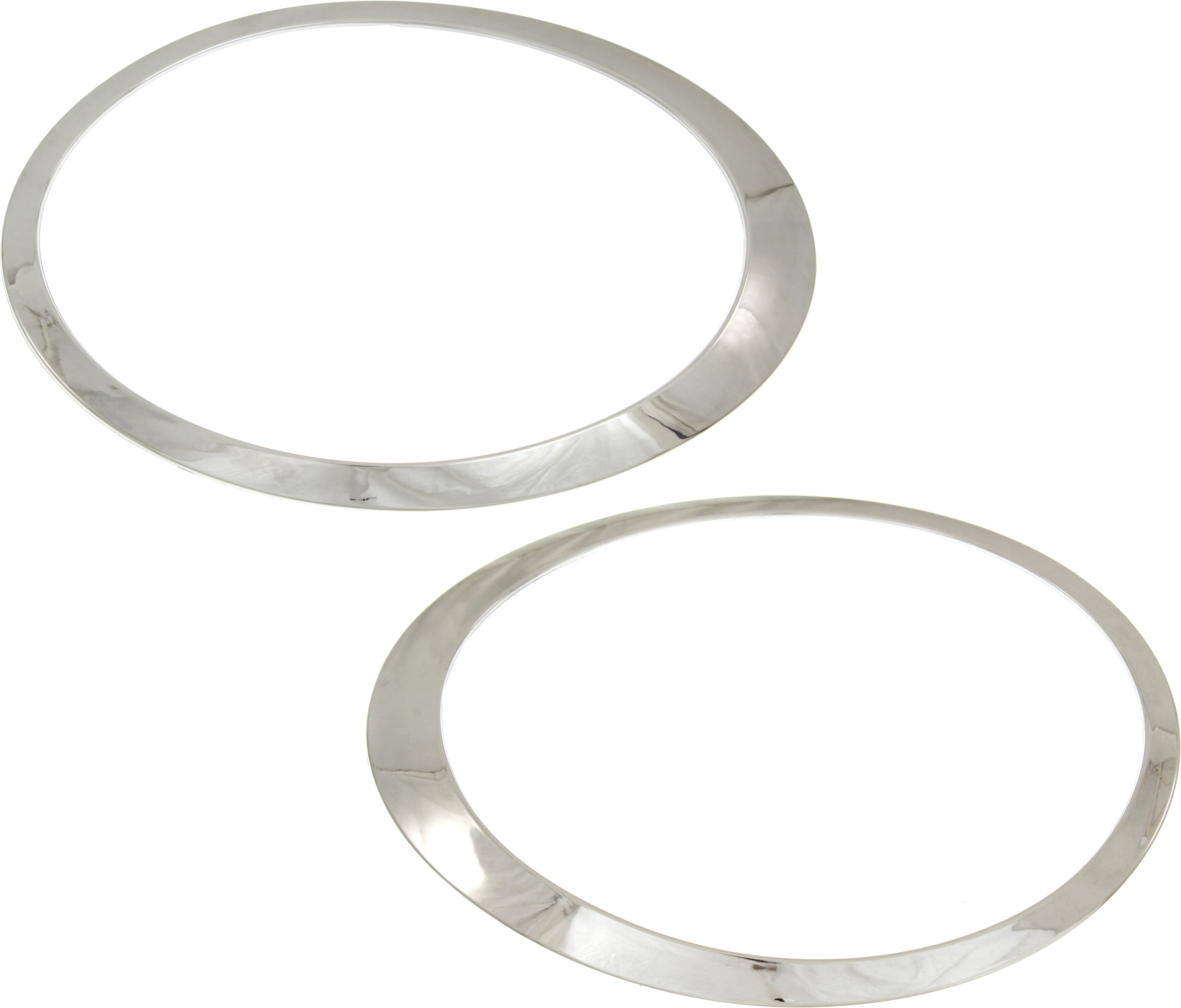 AM COOPER 07-15 HEAD LAMP BEZEL RH AND LH Chr Conv 09-15 Cpe HB 07-13 Wgn SKU SET REPM111901 Partslink MC2507101 MC2506101 OEM 51137149906-51137149905