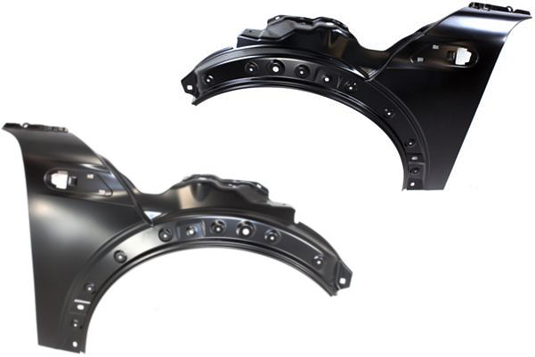 AM COOPER 07-15 FRONT FENDER RH AND LH Primed SKU SET REPM220121 Partslink MC1240102 MC1241102 OEM 41352754725-41352754726