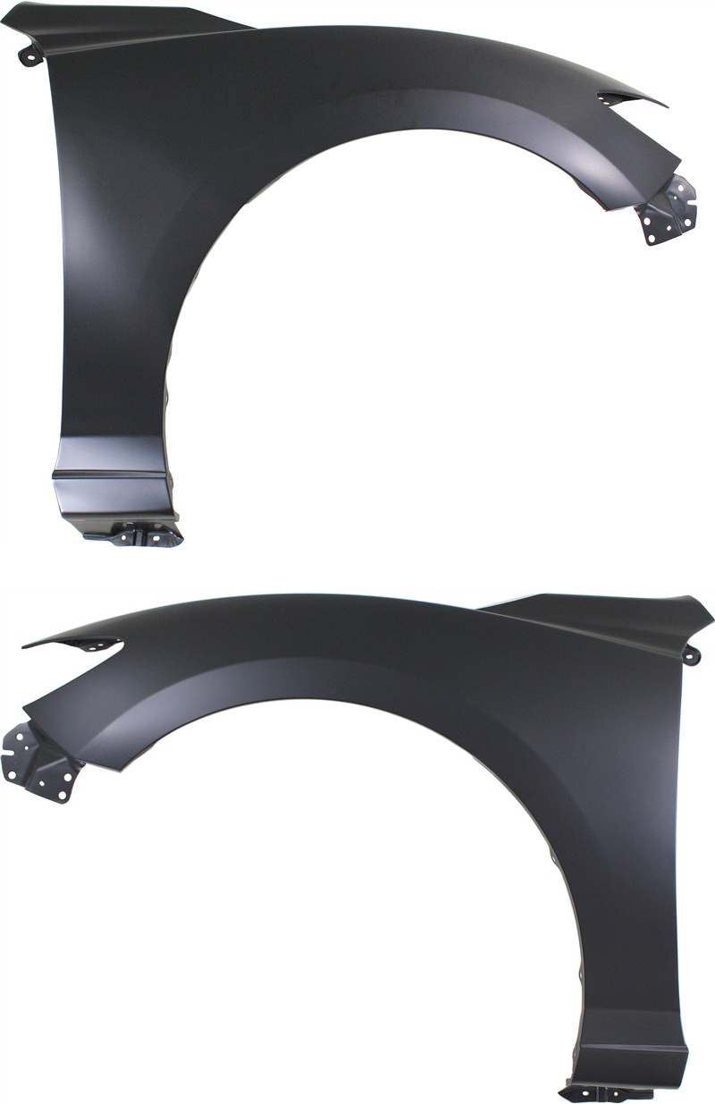 AM MAZDA 6-14-21 FRONT FENDER RH AND LH Primed Steel w o Side Light Hole CAPA SKU SET REPM220195Q Partslink MA1241171C MA1240171C OEM GHP952111A GHP952211A