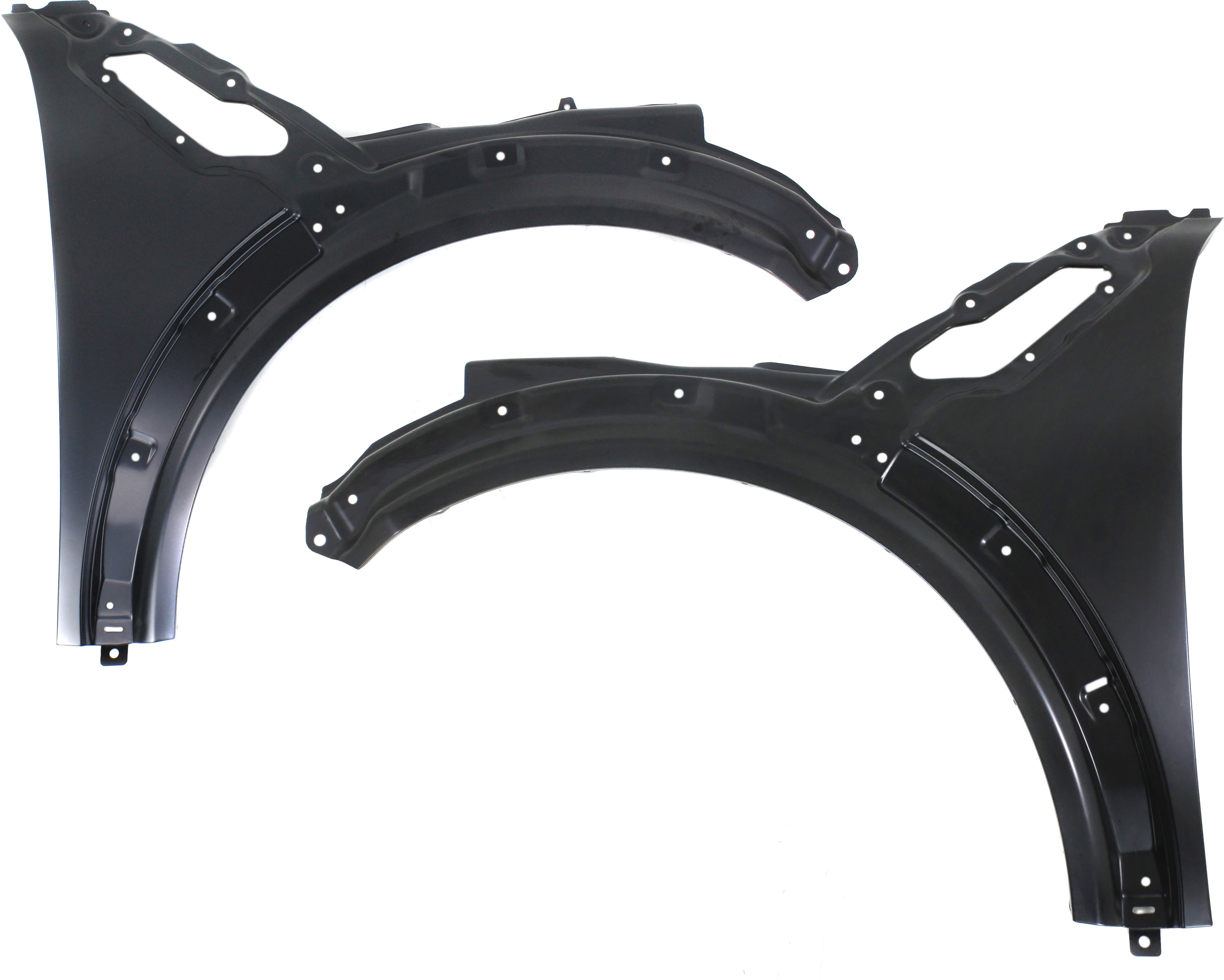 AM COOPER COUNTRYMAN 11-16 COOPER PACEMAN 13-16 FRONT FENDER RH AND LH Primed Steel SKU SET REPM220327 Partslink MC1241103 MC1240103 OEM 41009805644-41009805643