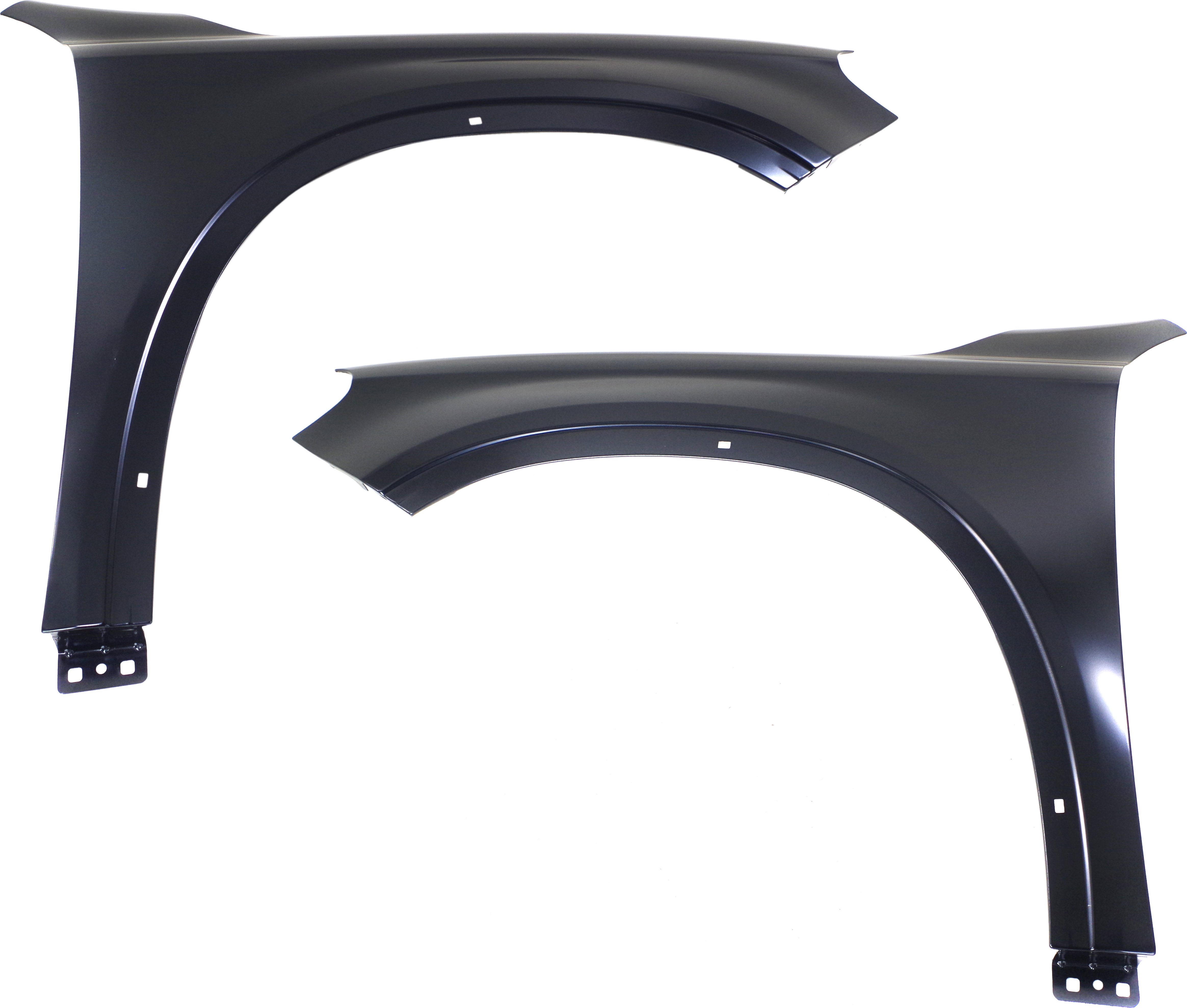 AM GLA250-15-20 FRONT FENDER RH AND LH Primed Aluminum SKU SET REPM220329 Partslink MB1241149 MB1240149 OEM 1568800218-1568800118