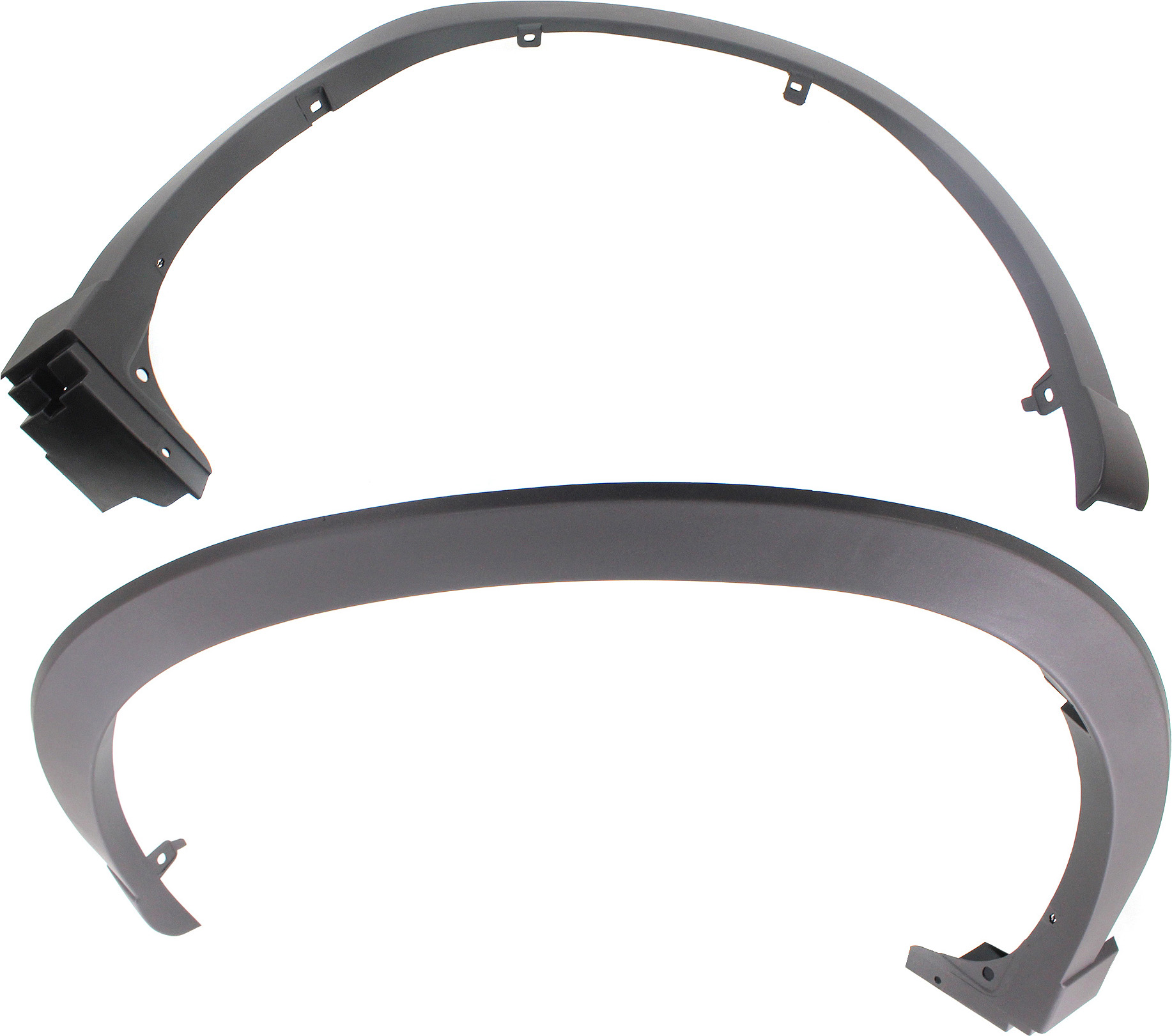 AM CX 5-13-16 FRONT WHEEL OPENING MOLDING RH and LH SKU SET REPM221307 Partslink MA1290103 MA1291103 OEM KD5351W20C8N KD5351W20C KD5351