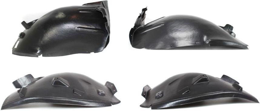 AM GL CLASS 07-12 FRONT FENDER LINER RH AND LH Front and Rear Section SKU SET REPM222129-4 Partslink MB1248123 MB1248124 MB1249123 MB1249124 OEM 1648802905-1648803005-16488425