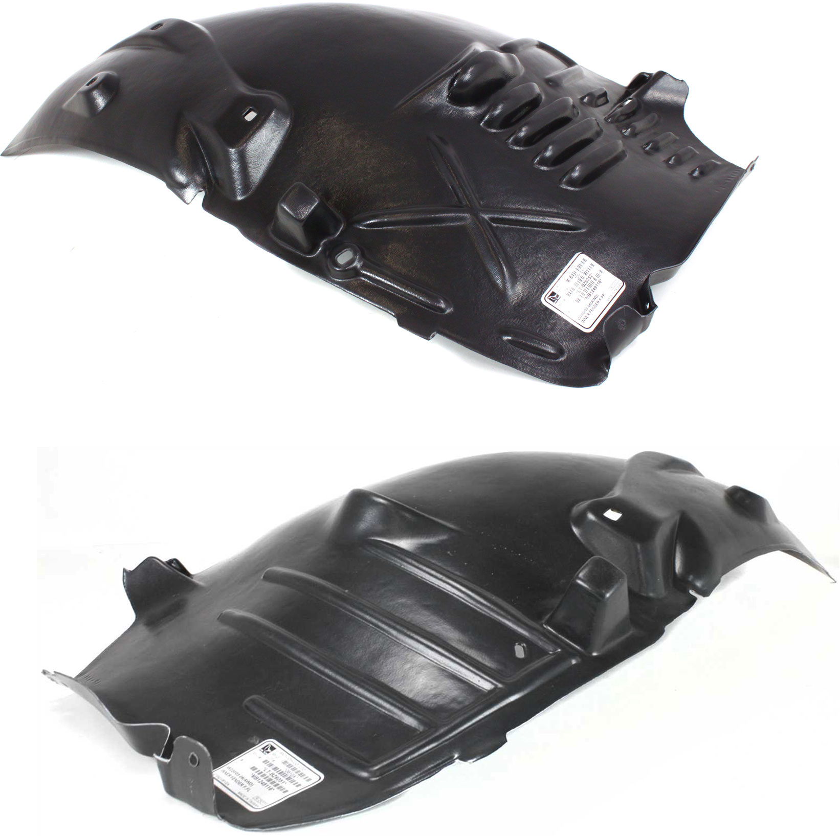 AM S CLASS 03-06 FRONT FENDER LINER RH AND LH Front Section AWD SKU SET REPM222141 Partslink MB1248116 MB1249116 OEM 2206904530-2206904630