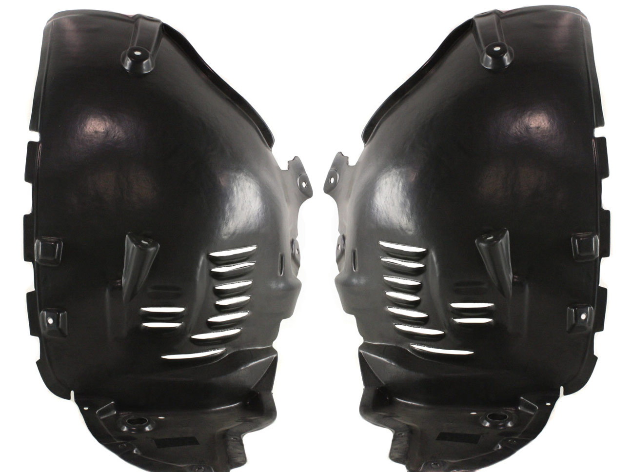 AM CLS CLASS 06-11 FRONT FENDER LINER RH and LH Front Section SKU SET REPM222161 Partslink MB1249130 MB1248130 OEM 2196901030-2196900930