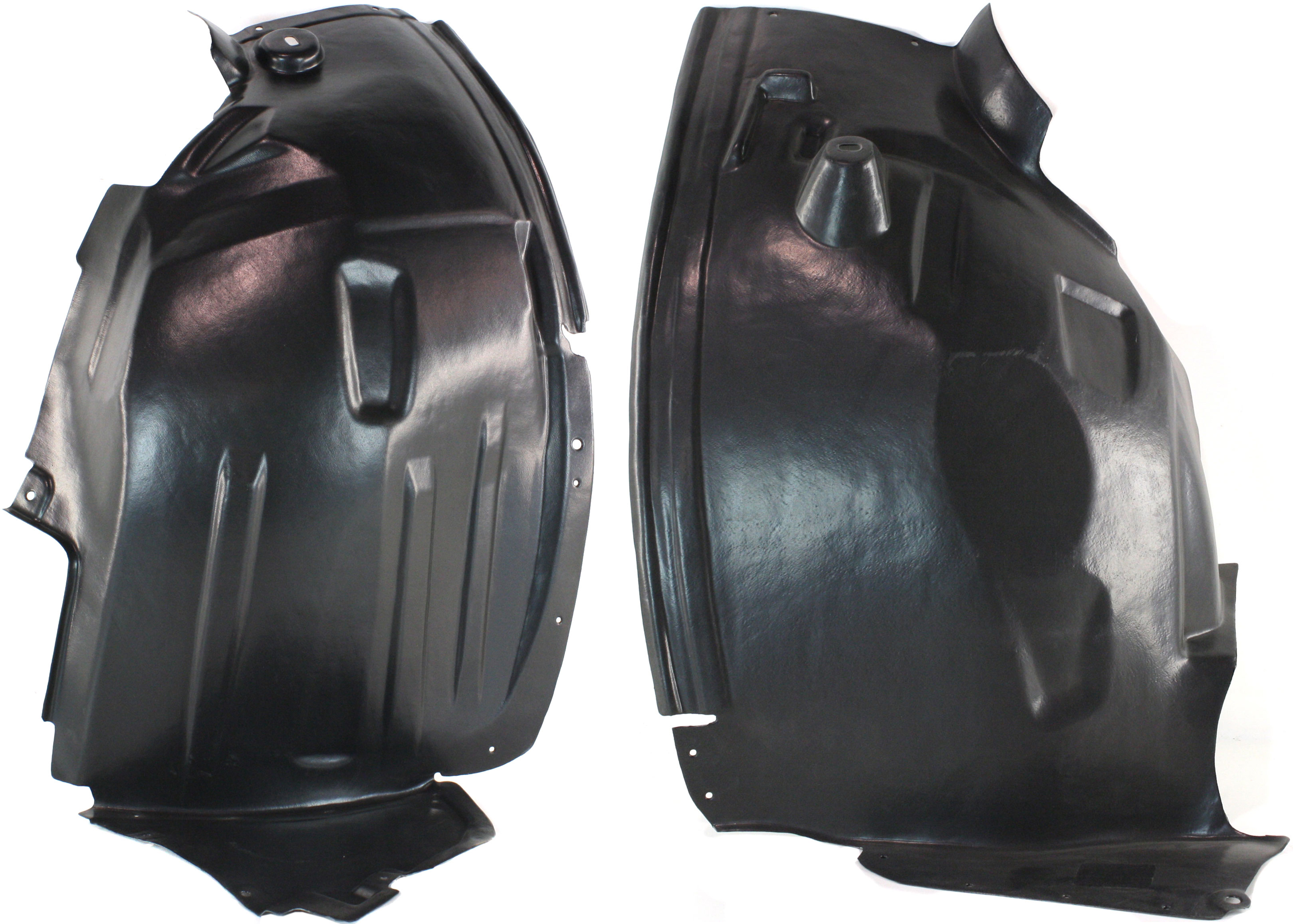AM R CLASS 06-10 FRONT FENDER LINER LH Front and Rear Section SKU SET REPM222166-2 Partslink MB1248132 MB1248133 OEM 2518801905-2518840922