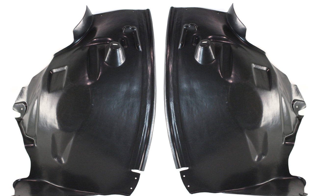 AM R CLASS 06-10 FRONT FENDER LINER RH and LH Rear Section SKU SET REPM222167 Partslink MB1248133 MB1249133 OEM 2518840922-2518841022