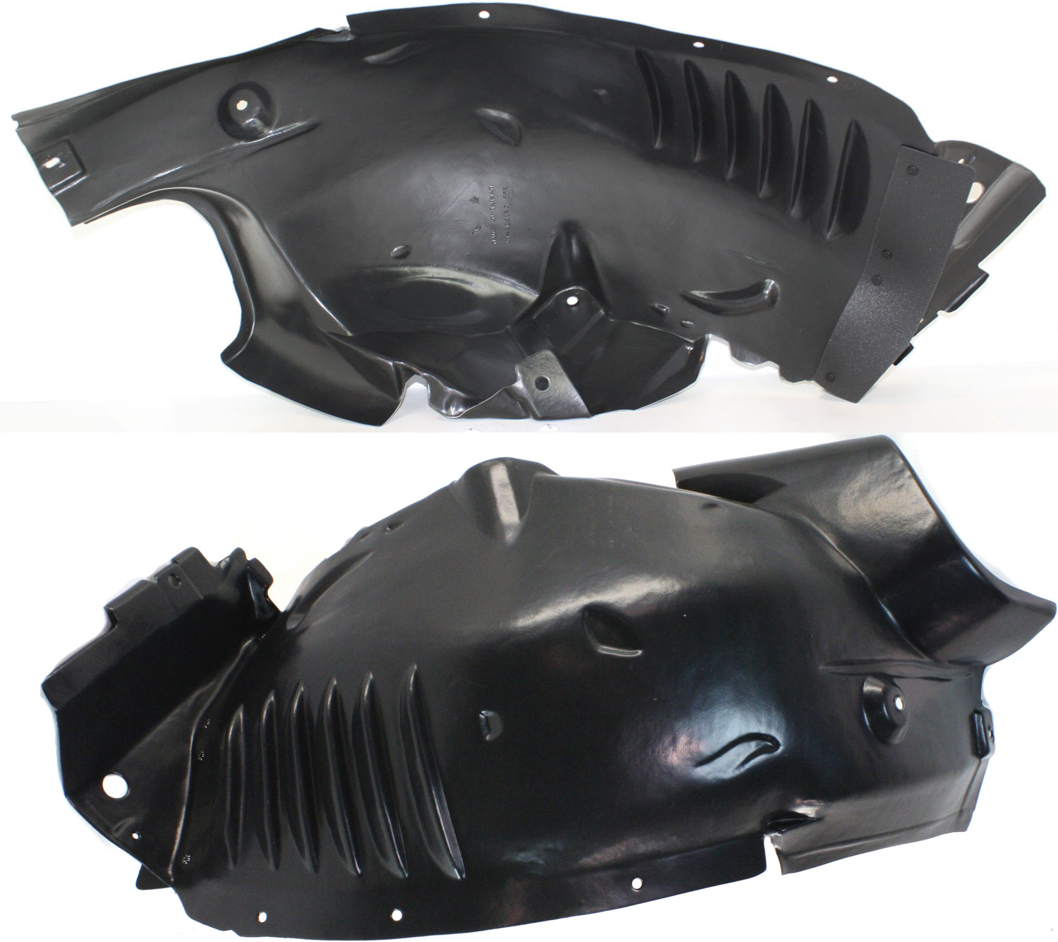 AM C CLASS 08-11 FRONT FENDER LINER RH AND LH Front Section Plastic Vacuum Form SKU SET REPM222169 OEM 2046905630 PFM 2046905730 PFM