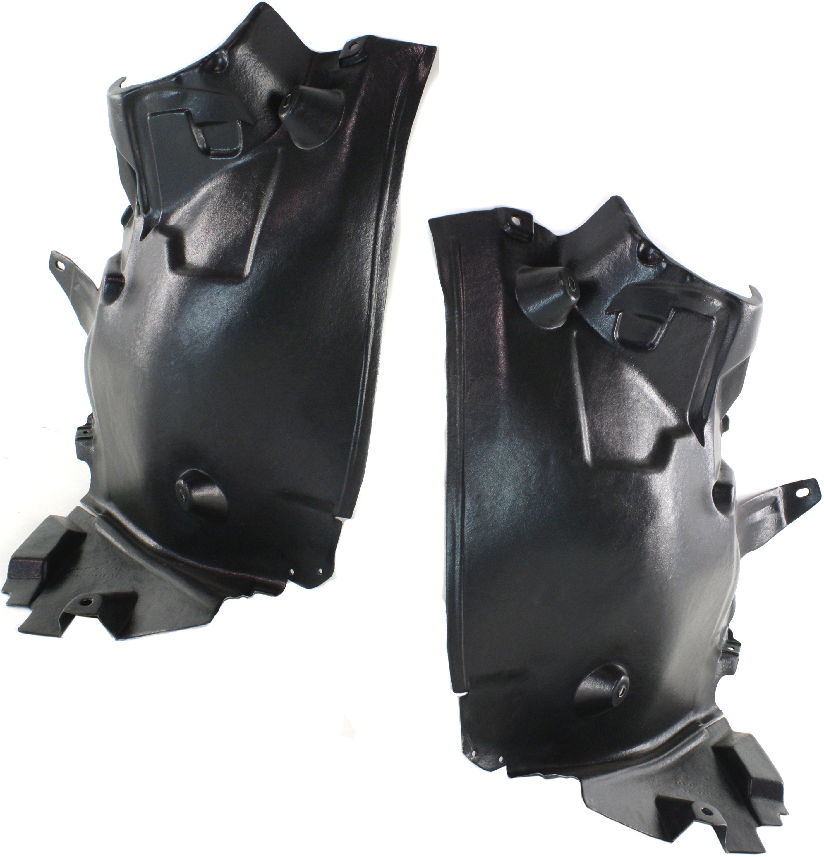 AM C CLASS 08-11 FRONT FENDER LINER RH AND LH Rear Section SKU SET REPM222171 Partslink MB1249146 MB1248146 OEM 2046904830-2046904730