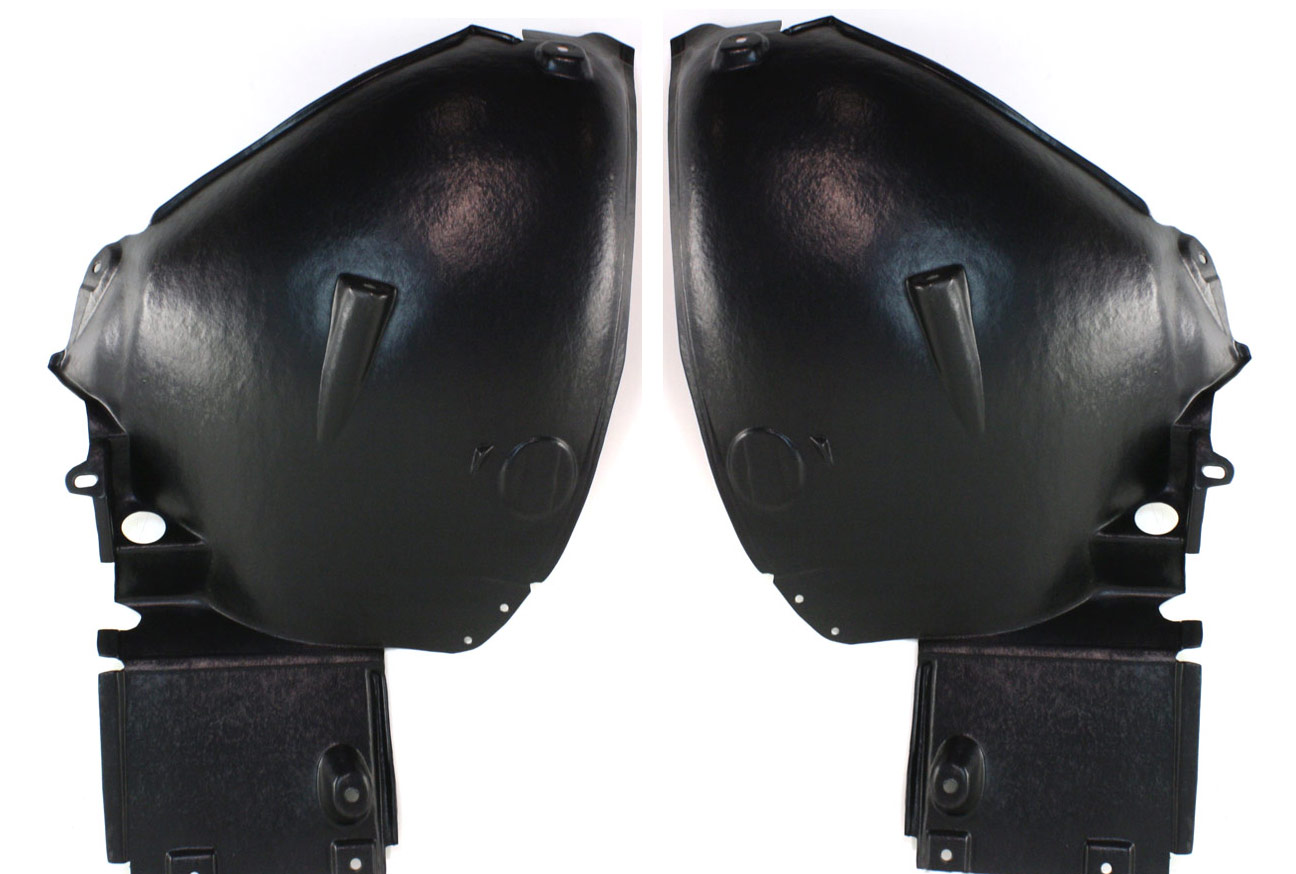 AM S CLASS 07-13 FRONT FENDER LINER RH AND LH Rear Section SKU SET REPM222189 Partslink MB1249144 MB1248144 OEM 2216900630-2216900530