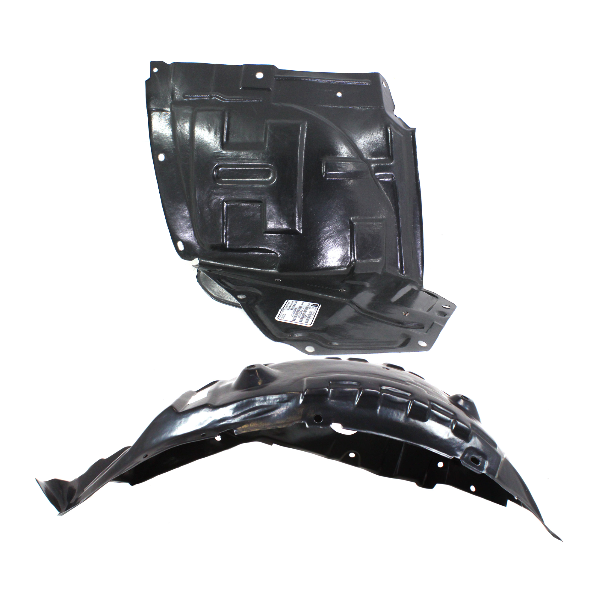 AM MX 5 MIATA 09-15 FRONT FENDER LINER RH Front and Rear Section Set of 2 Without Insulation Foam SKU SET REPM222191 A Partslink MA1249137 MA1251103 OEM NE5156130J NH425613ZA