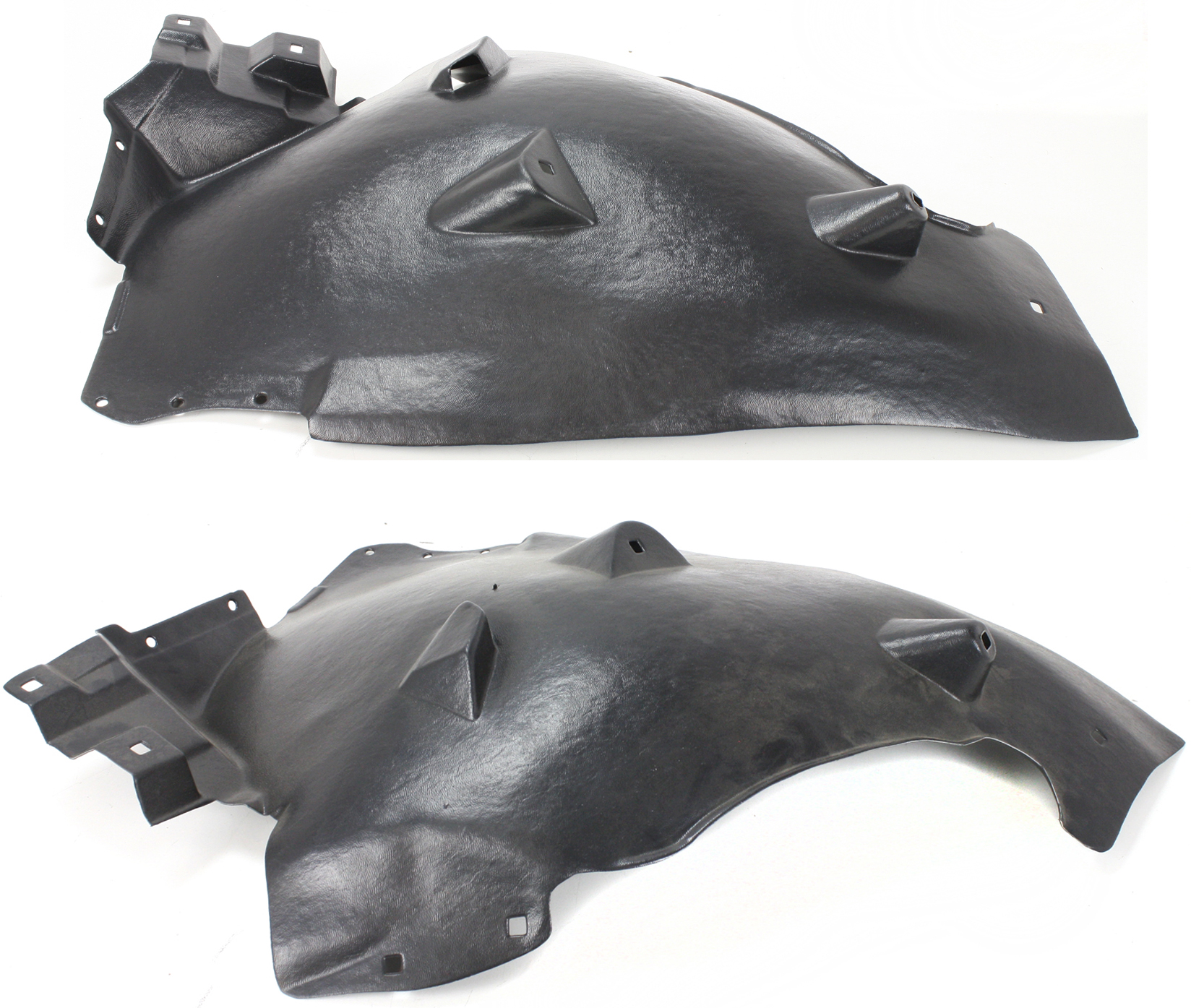 AM SL CLASS 03-12 FRONT FENDER LINER RH AND LH Rear Section SKU SET REPM222197 Partslink MB1249150 MB1248150 OEM 2306980630-2306980530