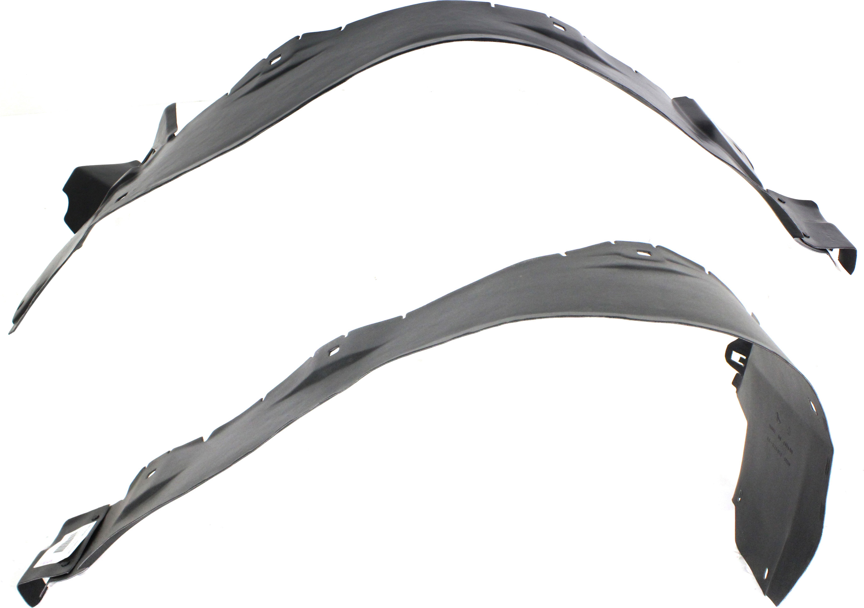 AM SL CLASS 90-02 FRONT FENDER LINER RH AND LH Middle Section SKU SET REPM222305 Partslink MB1249153 MB1248153 OEM 1296902230-1296900130
