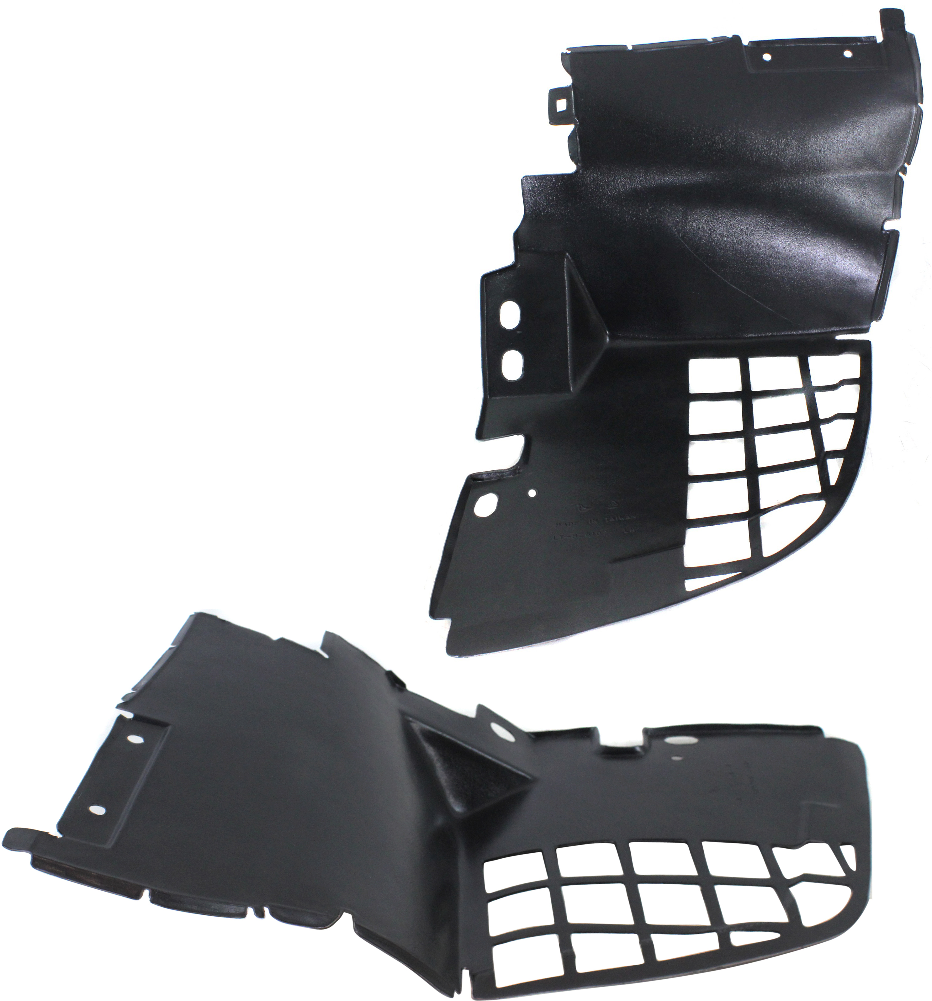 AM SL CLASS 90-95 FRONT FENDER LINER RH AND LH Front Section SKU SET REPM222311 Partslink MB1250113 MB1251113 OEM 1298840335-1298840435