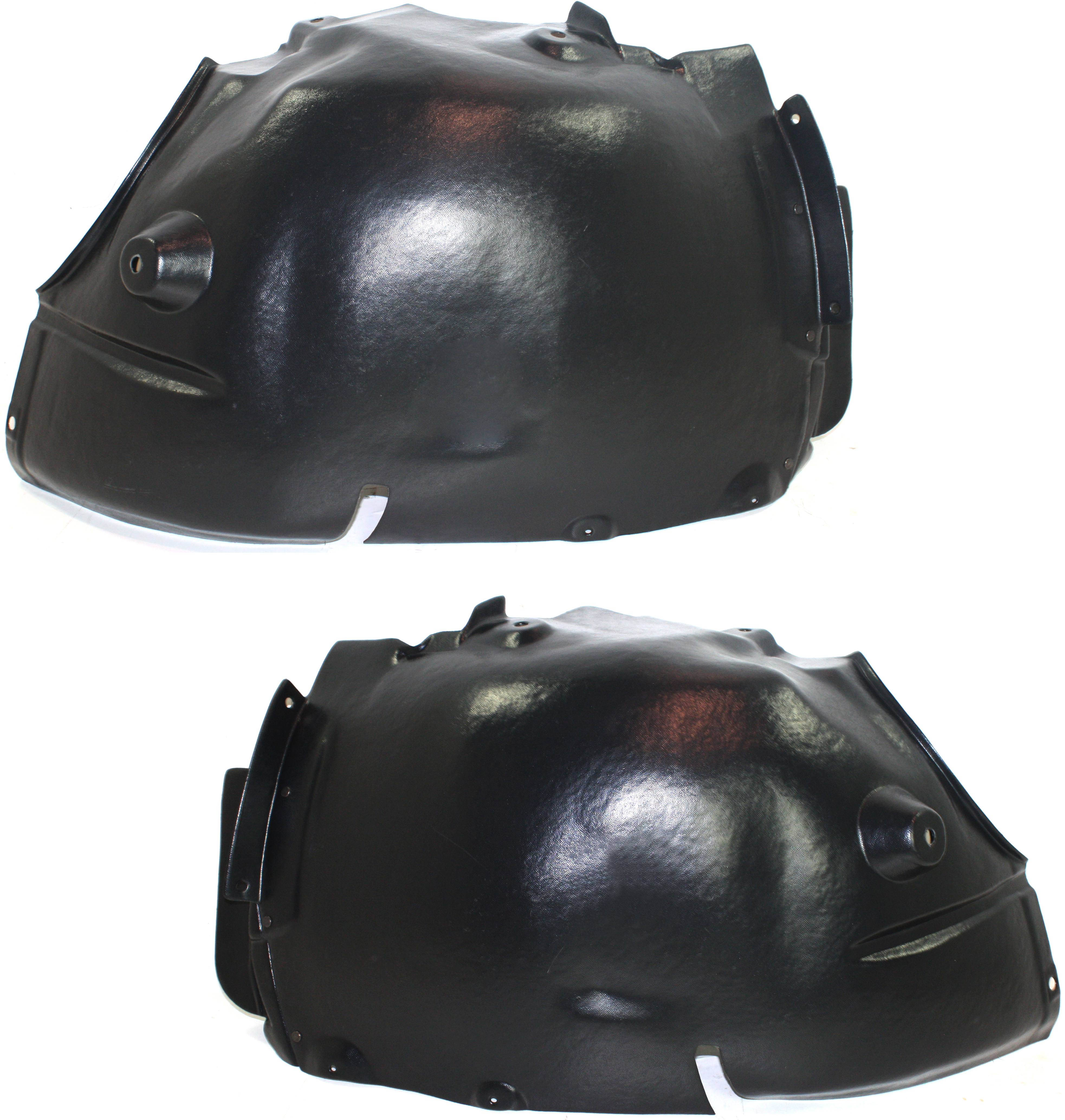 AM SLK CLASS 05-08 FRONT FENDER LINER RH AND LH Front Section To 3-31-08-171 Chassis SKU SET REPM222321 Partslink MB1249154 MB1248154 OEM 1716900230-1716900130