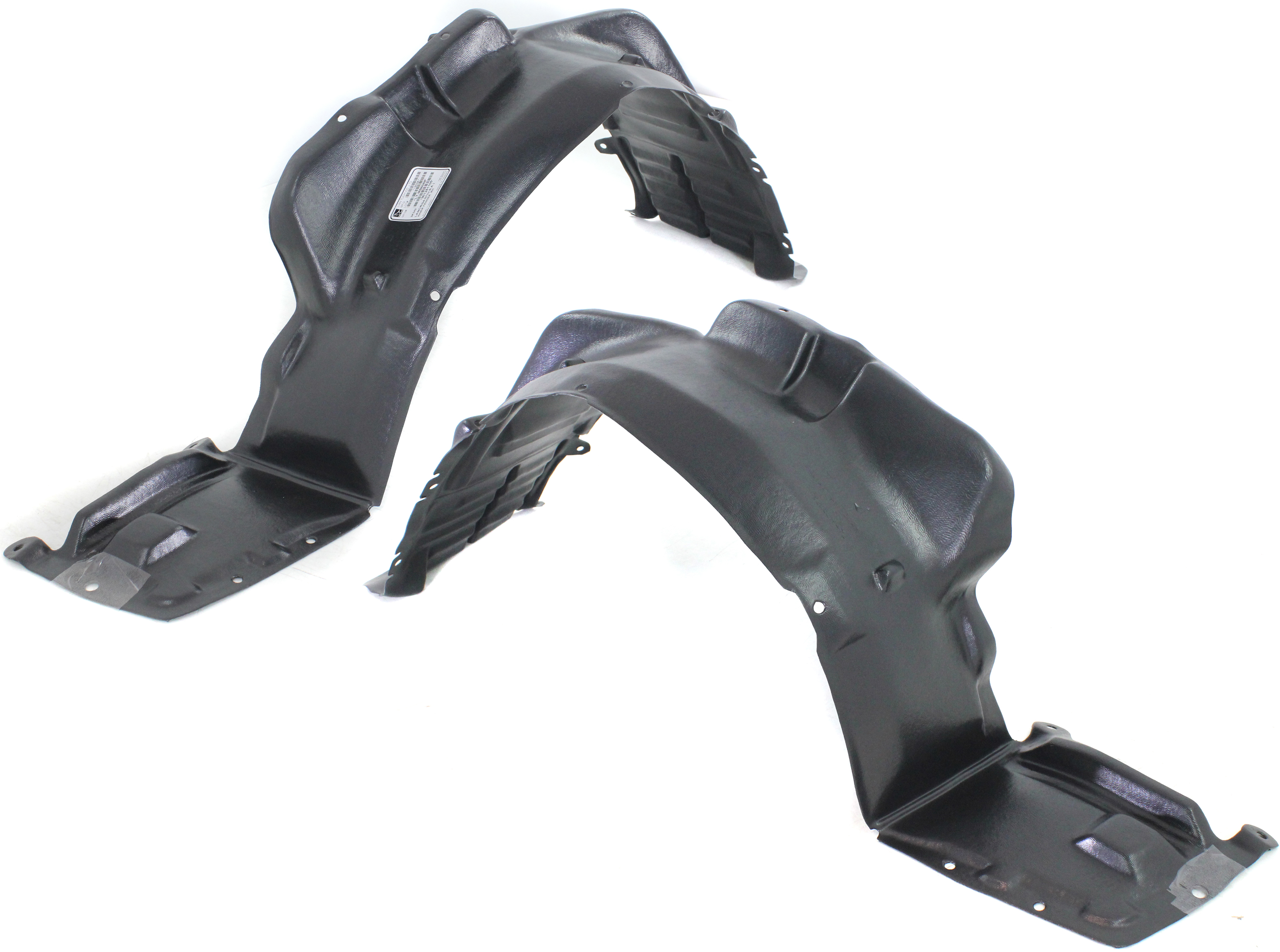 AM LANCER 04-07 FRONT FENDER LINER RH AND LH SKU SET REPM222335 Partslink MI1251105 MI1250105 OEM MN150570 MN150569