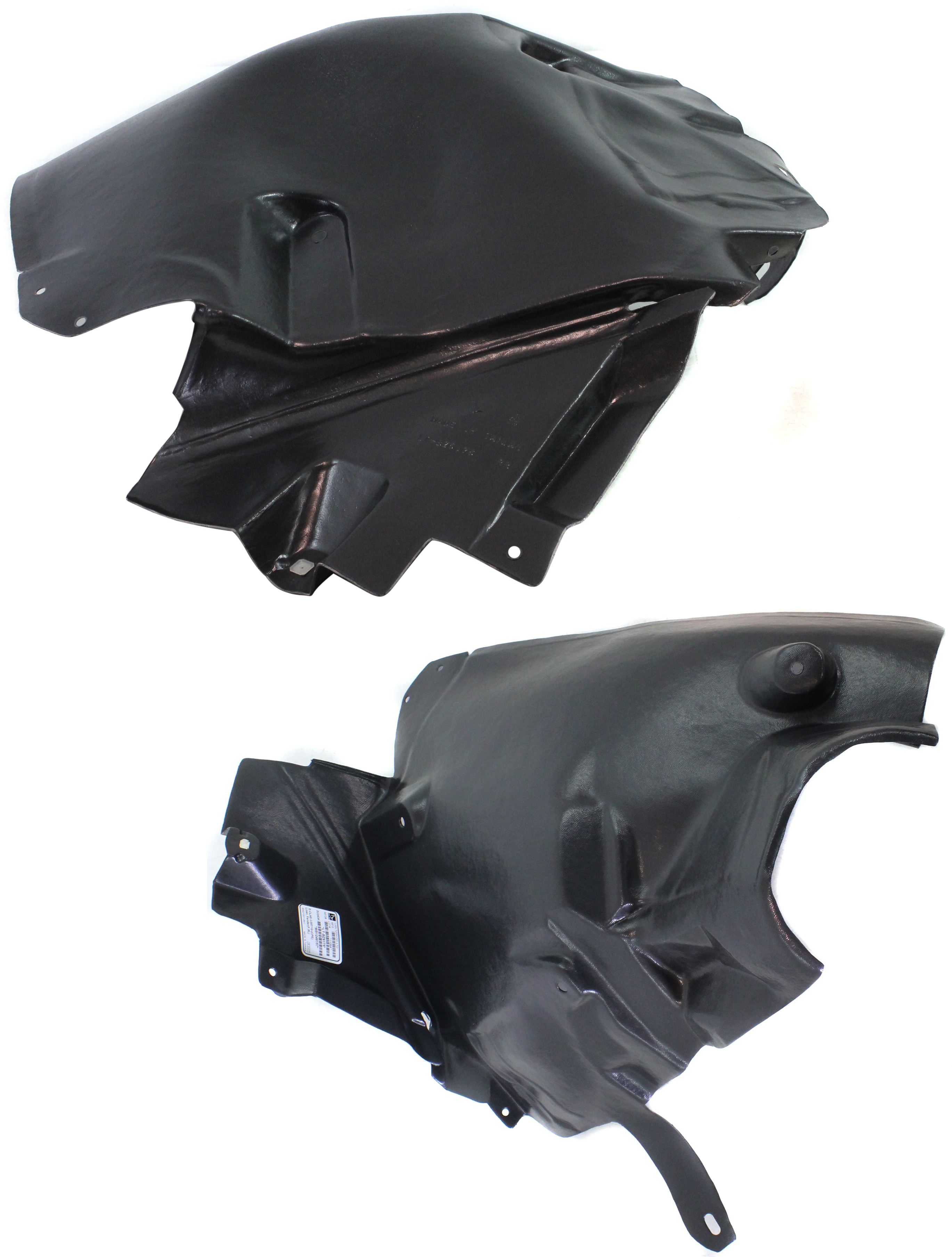 AM E CLASS 10-17 FRONT FENDER LINER RH AND LH Rear Section Exc. E63 Model Convertible Coupe SKU SET REPM222339 Partslink MB1249157 MB1248157 OEM 2076901230-2076901330
