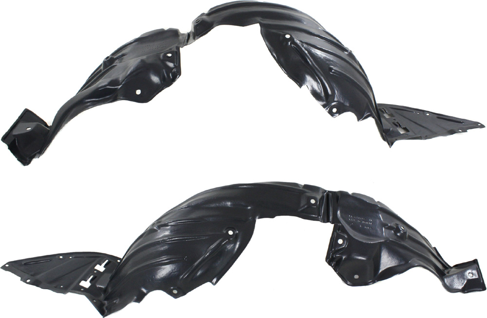 AM MAZDA 3-14-18 FRONT FENDER LINER RH AND LH Front Section SKU SET REPM222359 Partslink MA1249145 MA1248145 OEM B45A56130H B45A56140H