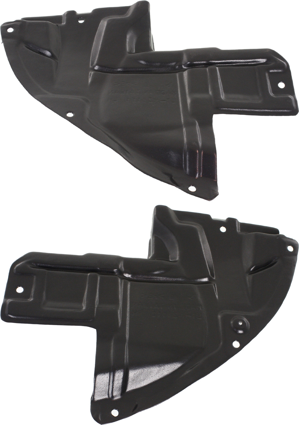 AM CX 9-10-15 FRONT FENDER LINER RH AND LH Front Lower Section Guard Extension SKU SET REPM222361 Partslink MA1251114 MA1250114 OEM TE7356132A TE7356142A