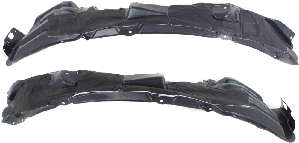 AM OUTLANDER SPORT RVR 14-19 FRONT FENDER LINER RH AND LH Vacuum Form w Insulation Foam SKU SET REPM222363 Partslink MI1248127 MI1249127 OEM 5370C175-5370B959-5370C176-537