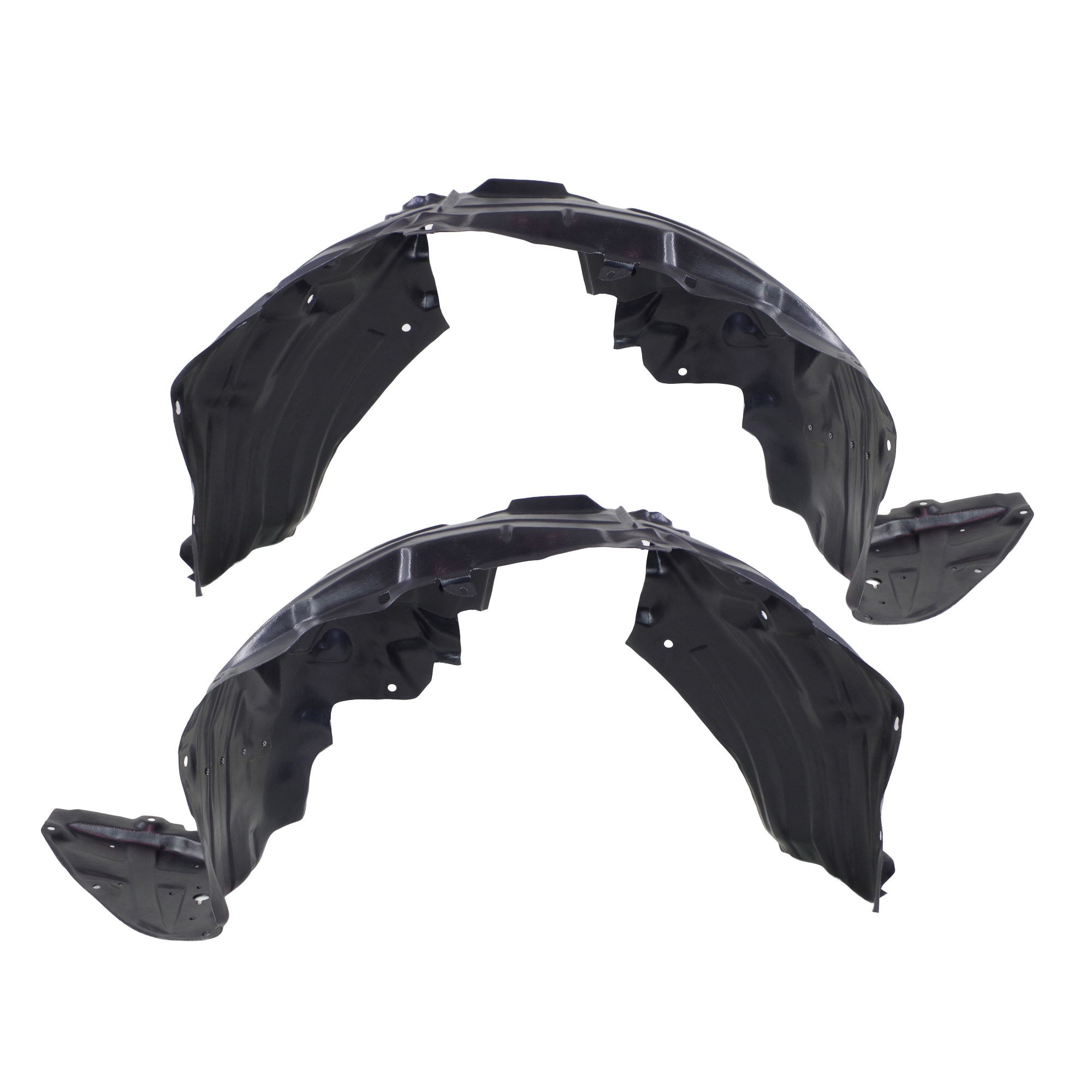 AM CX 5-13-16 FRONT FENDER LINER RH AND LH SKU SET REPM222365 Partslink MA1249142 MA1248142 OEM KD5356130H KD5356140E