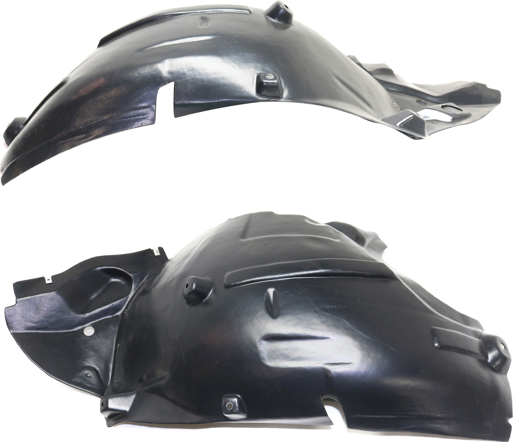 AM E CLASS 14-16 FRONT FENDER LINER RH AND LH Front Section Exc. E63 Model Sedan Wagon SKU SET REPM222367 Partslink MB1248174 MB1249174 OEM 2126905430-2126906230