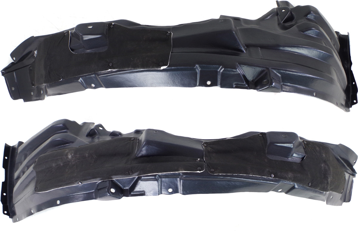 AM OUTLANDER 14-14 FRONT FENDER LINER RH and LH Vacuum Form w Insulation Foam To 10-13 SKU SET REPM222369 Partslink MI1249128 MI1248128 OEM 5370B877-5370B007-5370B878