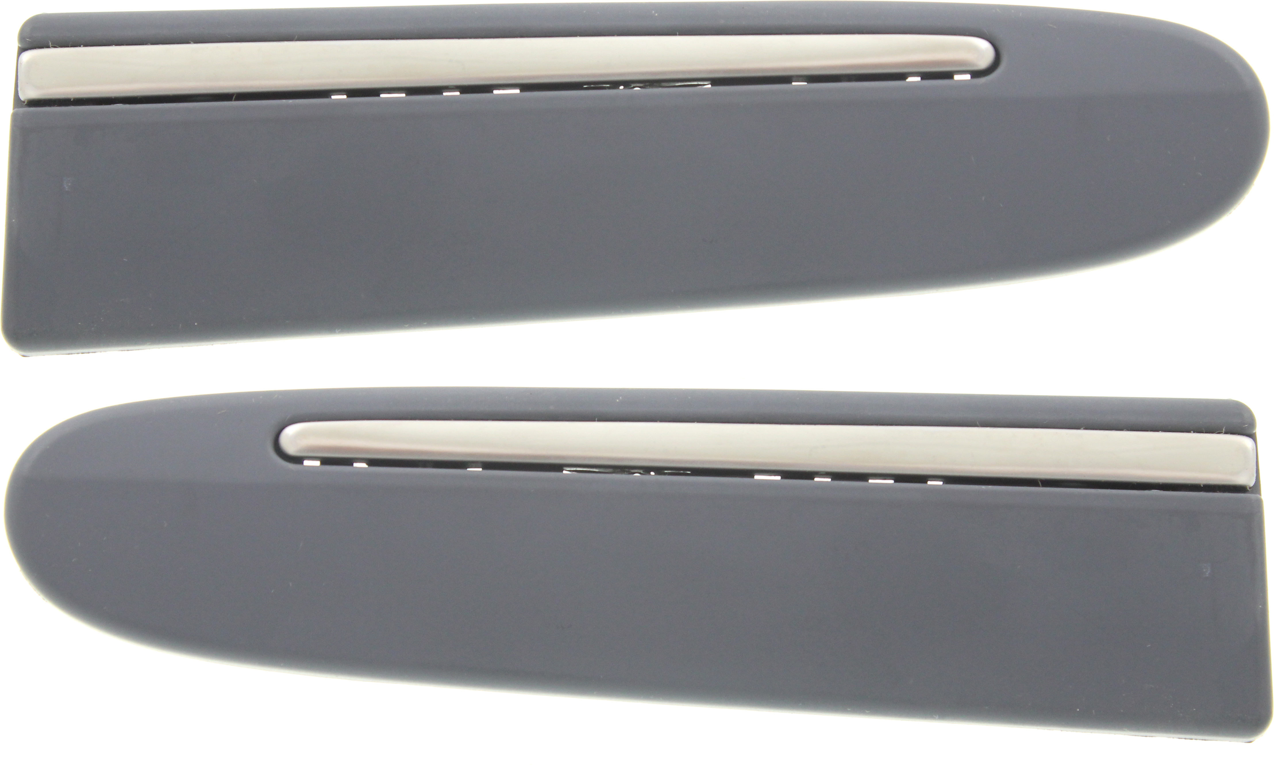 AM E CLASS 03-09 Fender Trim RH AND LH Front Chrome w Sport Pkg. Sedan Wagon SKU SET REPM224117 Partslink MB1293120 MB1292120 OEM 2116902862-2116902762