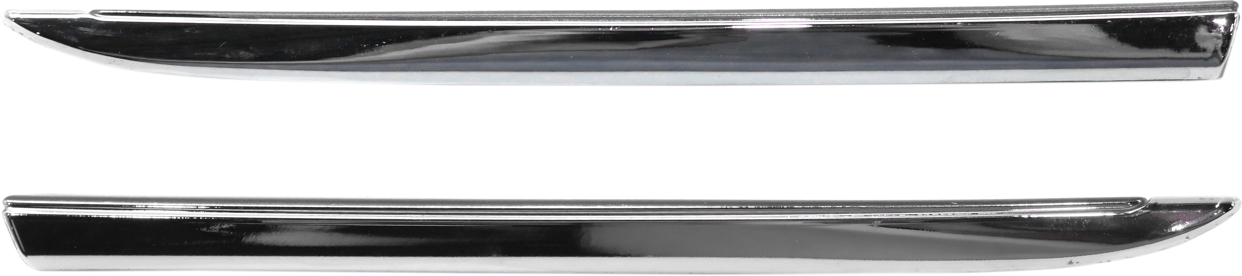 AM S CLASS 14-20 FRONT FENDER MOLDING RH AND LH Chrome Sedan SKU SET REPM224133 Partslink MB1293123 MB1292123 OEM 2226909401-2226909301