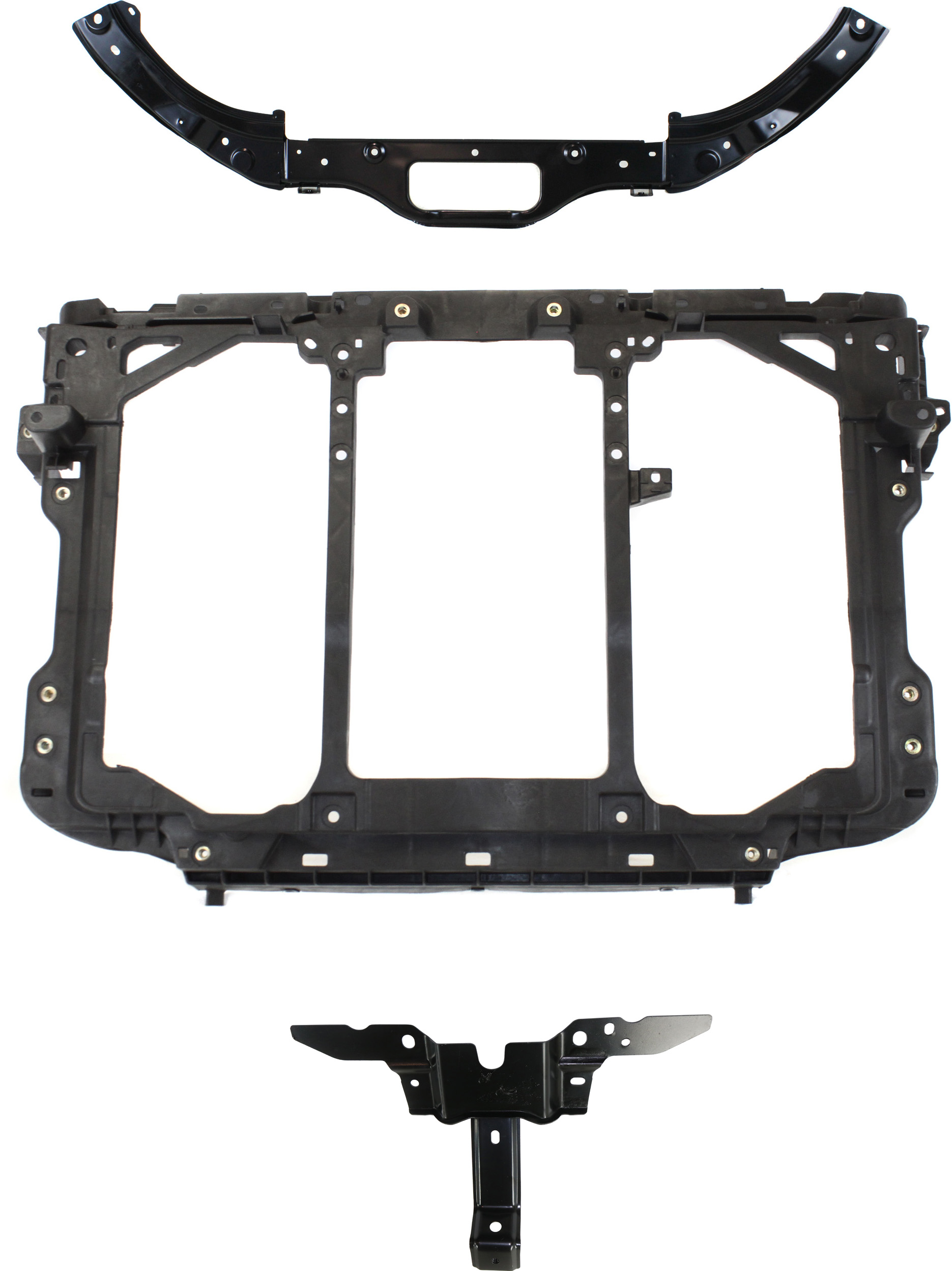 AM CX 5-13-16 RADIATOR SUPPORT Set of 3 SKU SET REPM250123-3 Partslink MA1233102 MA1225143 MA1225145 OEM KD535215Y KD5353150D KD5353110