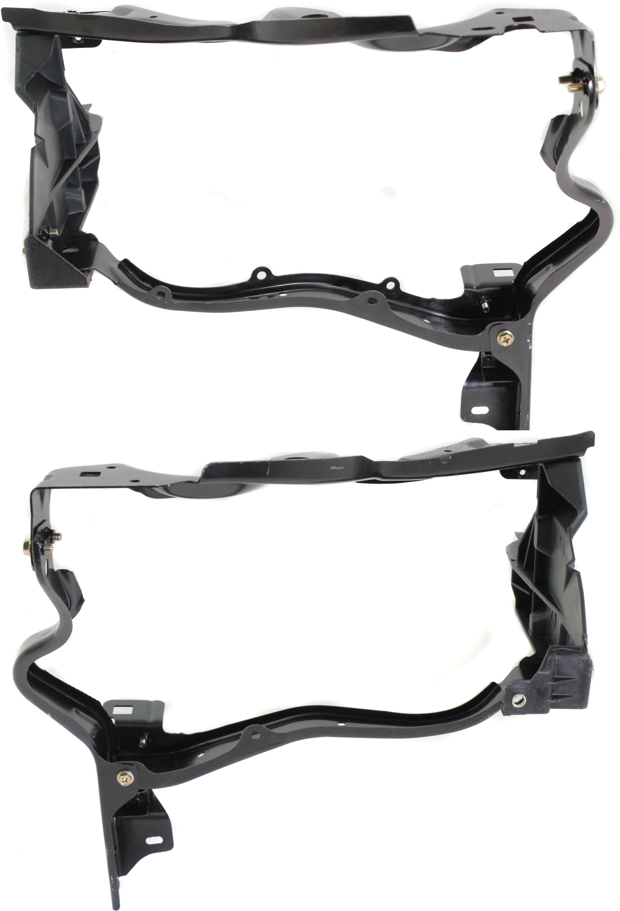 AM E CLASS 10-13 RADIATOR SUPPORT RH AND LH Headlight Mounting Panel Plastic with Steel Sedan Wagon SKU SET REPM250515 Partslink MB1221105 MB1221106 OEM 212620029164-212620019164