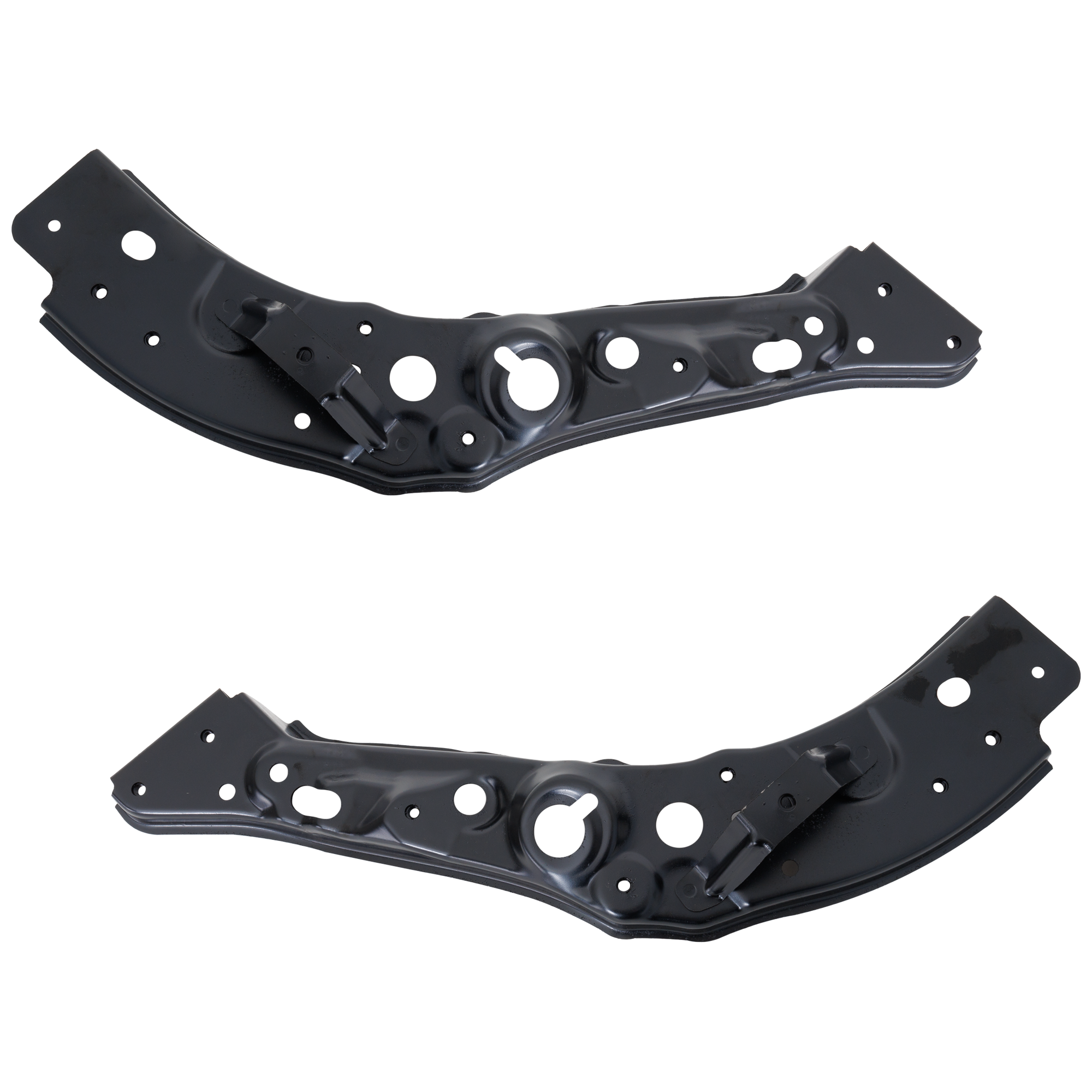 AM OUTLANDER SPORT RVR 11-19 RADIATOR SUPPORT RH AND LH Side Support Steel CAPA SKU SET REPM250541Q Partslink MI1225162C MI1225163C OEM 5256B177-5256B719-5256B178