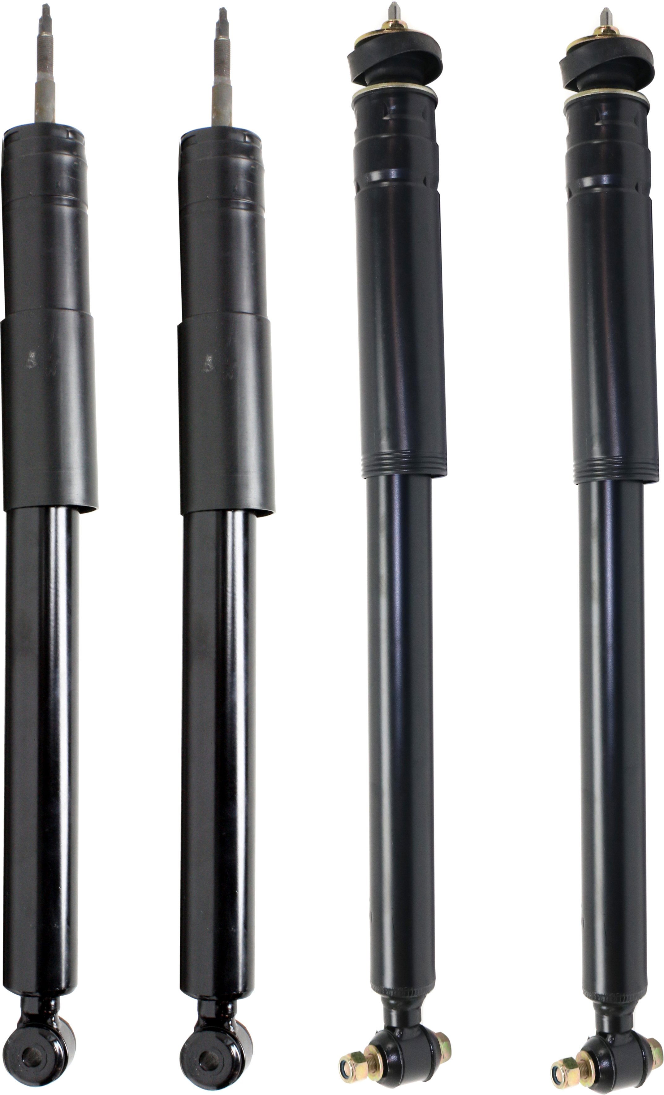 AM E320-96-02 E430-98-02 FRONT AND REAR SHOCK RH AND LH Gas Charged Monotube Set of 4 SKU SET REPM280116-4 OEM 2103200930-2103202730-21032009