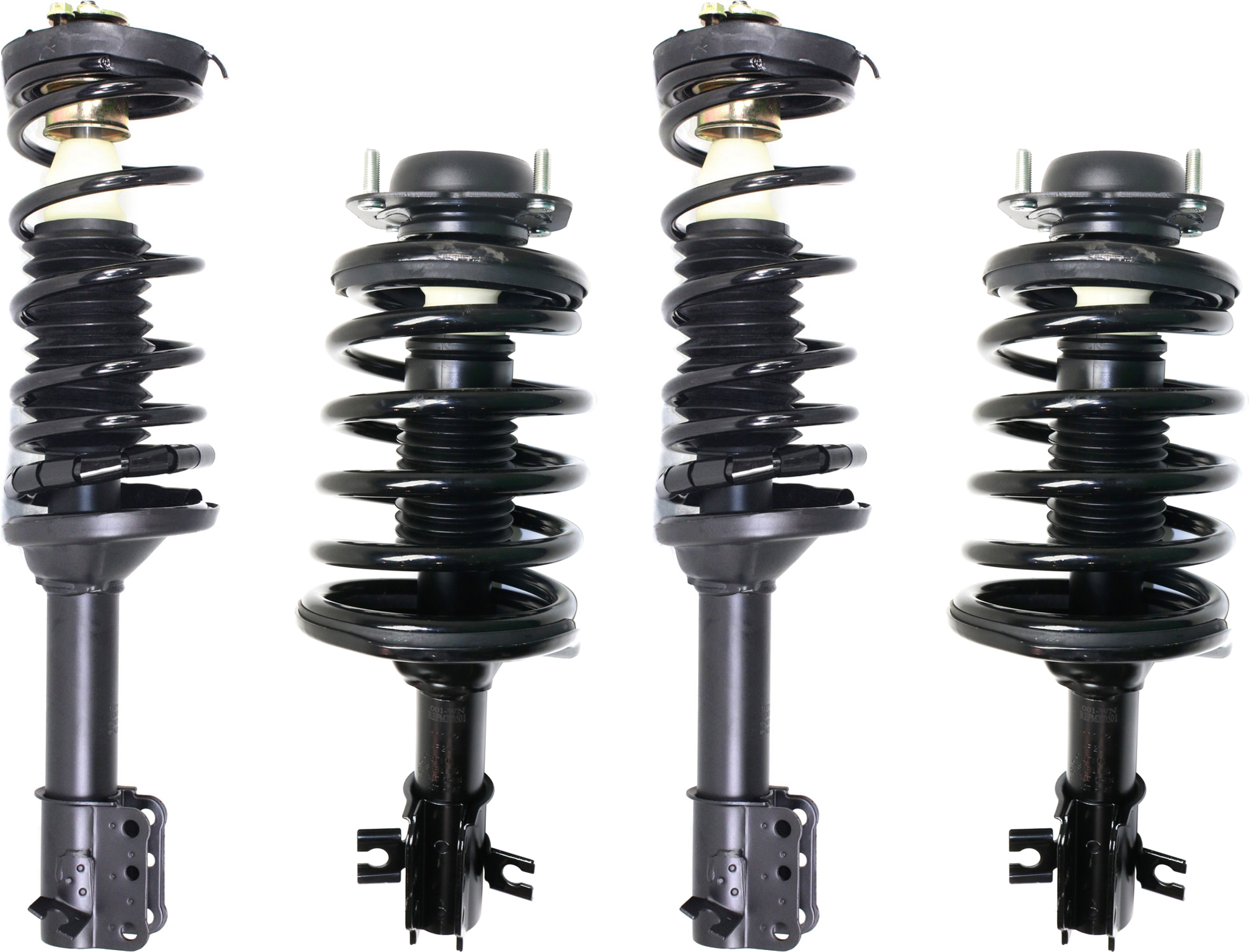 AM ESCORT TRACER 91-96 FRONT AND REAR SHOCK AND FULLY LOADED STRUT RH AND LH Set of 4 SKU SET REPM280501-4