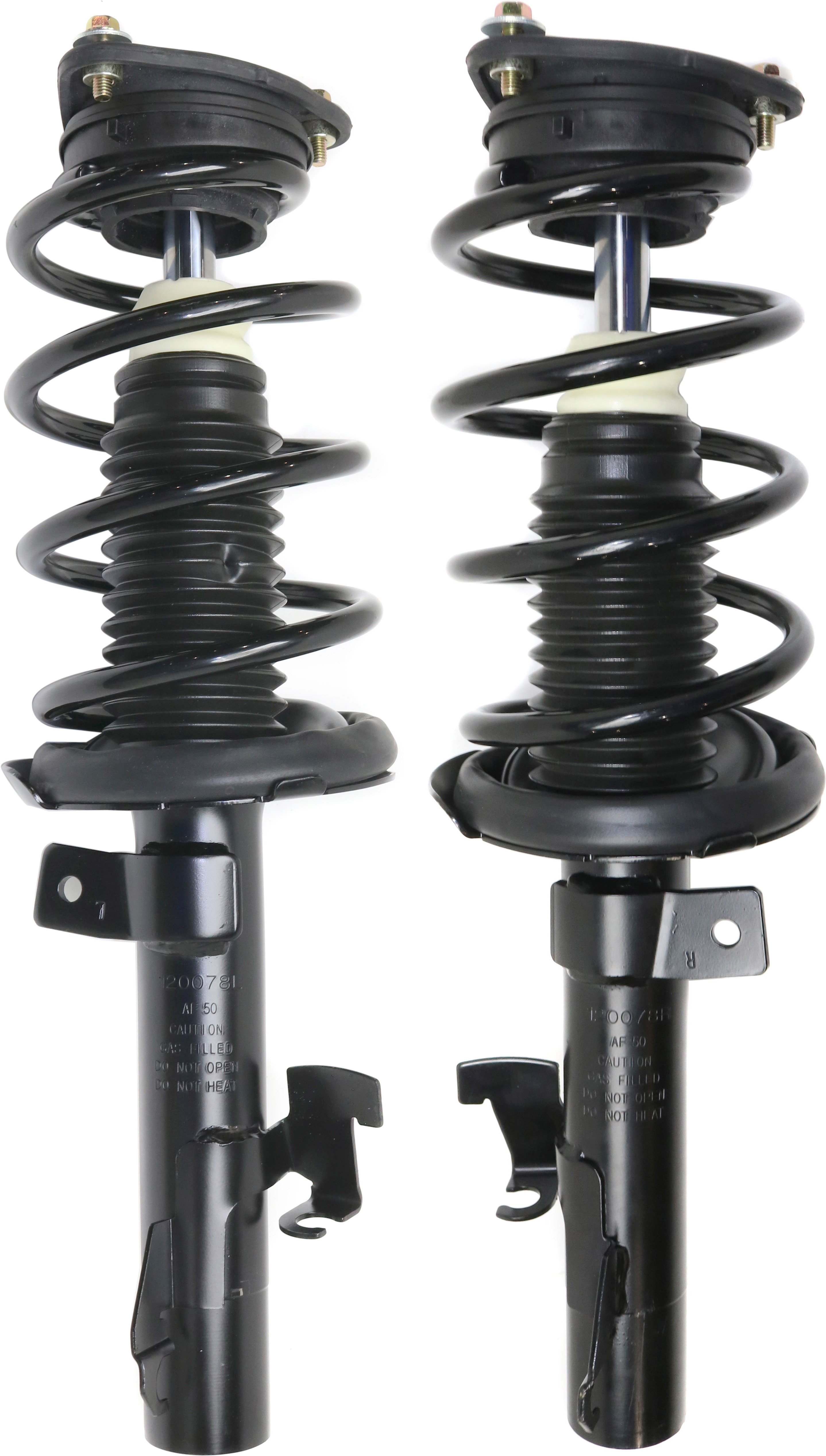AM MAZDA 3-04-13 FRONT LOADED STRUT RH AND LH Gas Charged Twin tube Set of 2 SKU SET REPM280553 OEM BRY034700 B37F34700B BRY034900
